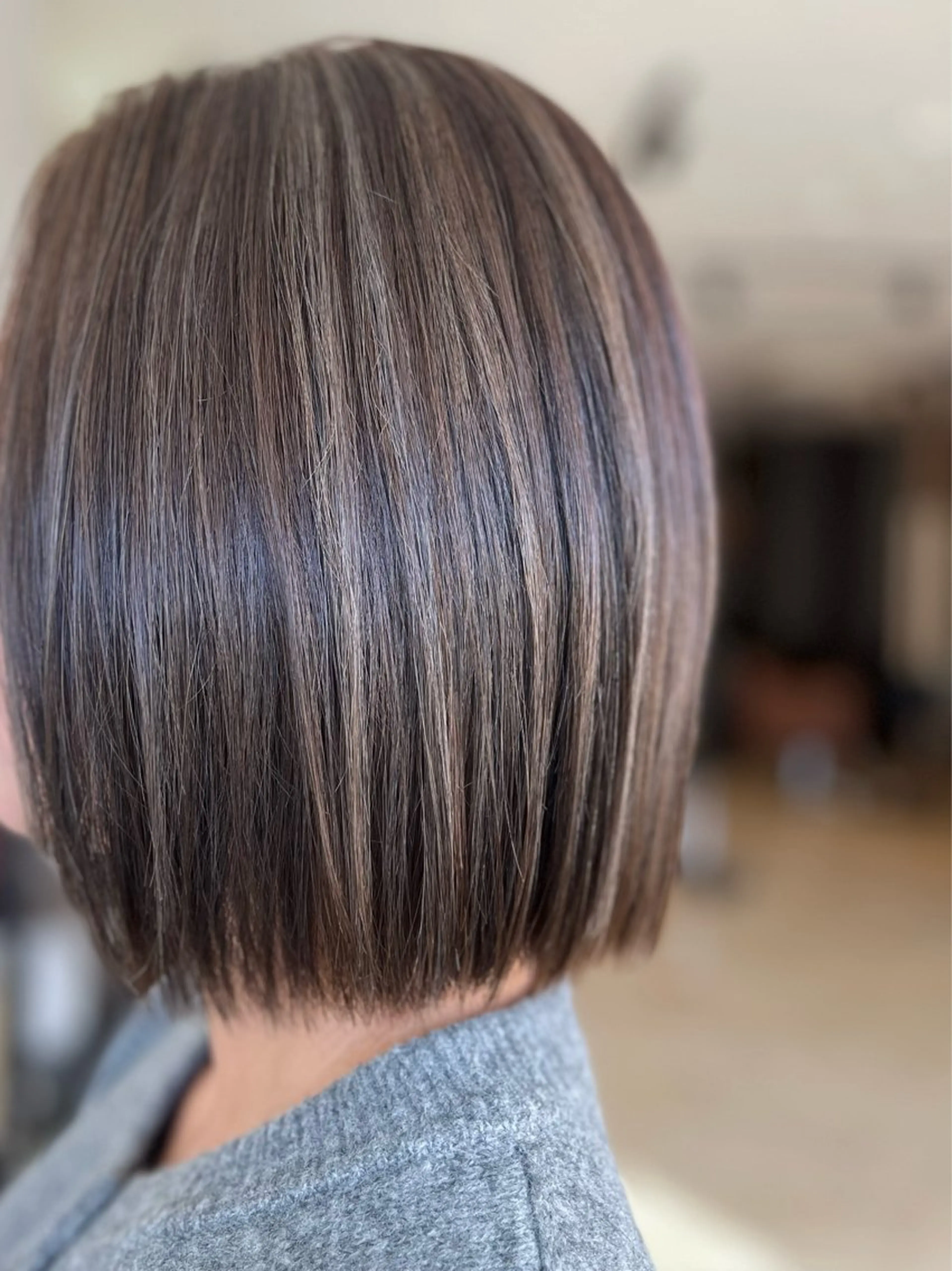ミディアム カラー Cuthie 泉川のヘアスタイル