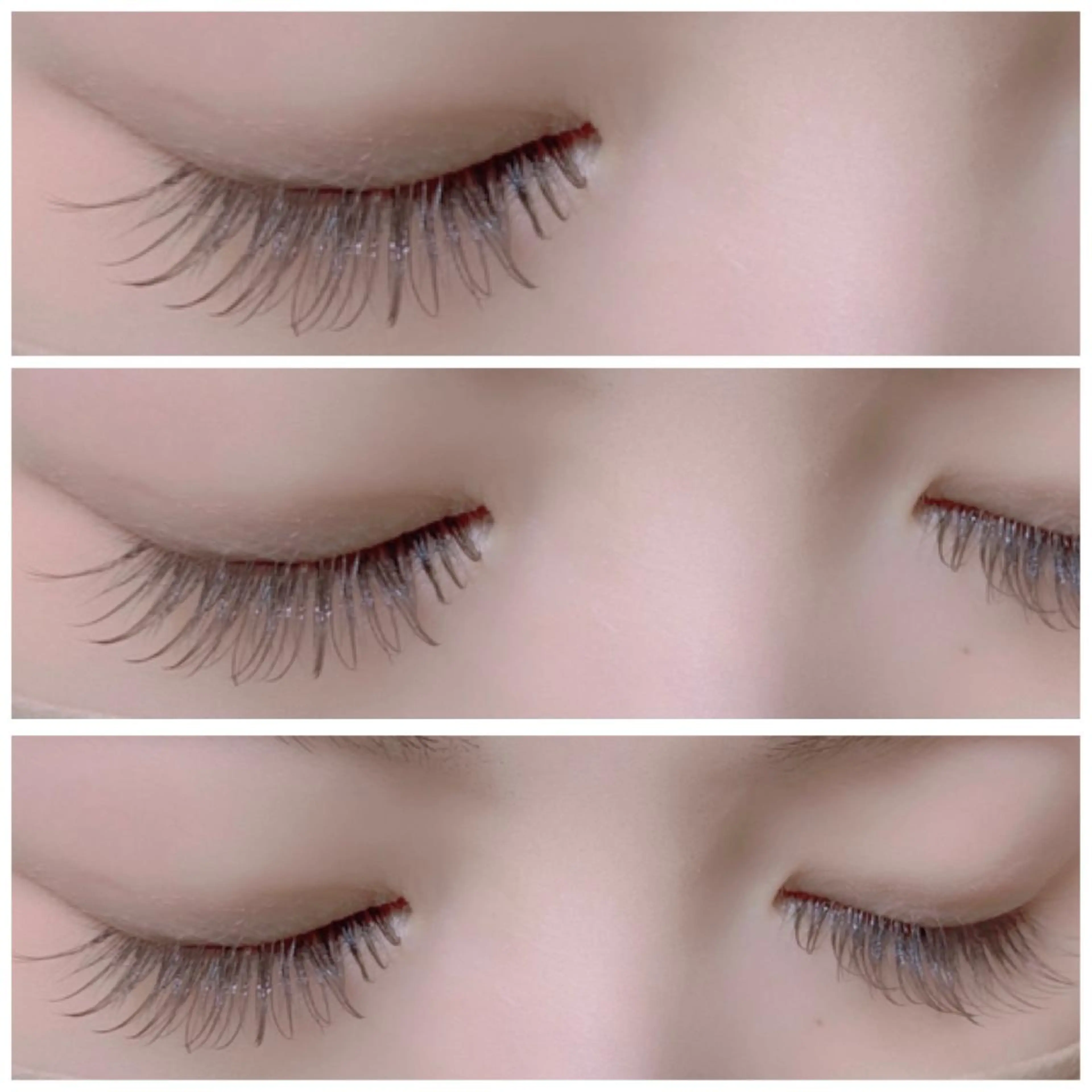 マツエク・マツパ カラーマツエク フラットラッシュ 韓国風マツエク ナチュラル パリジェンヌラッシュリフト barro.1995所属・オーダーメイドまつげ &まゆげ.RIKAのマツエク・マツパデザイン