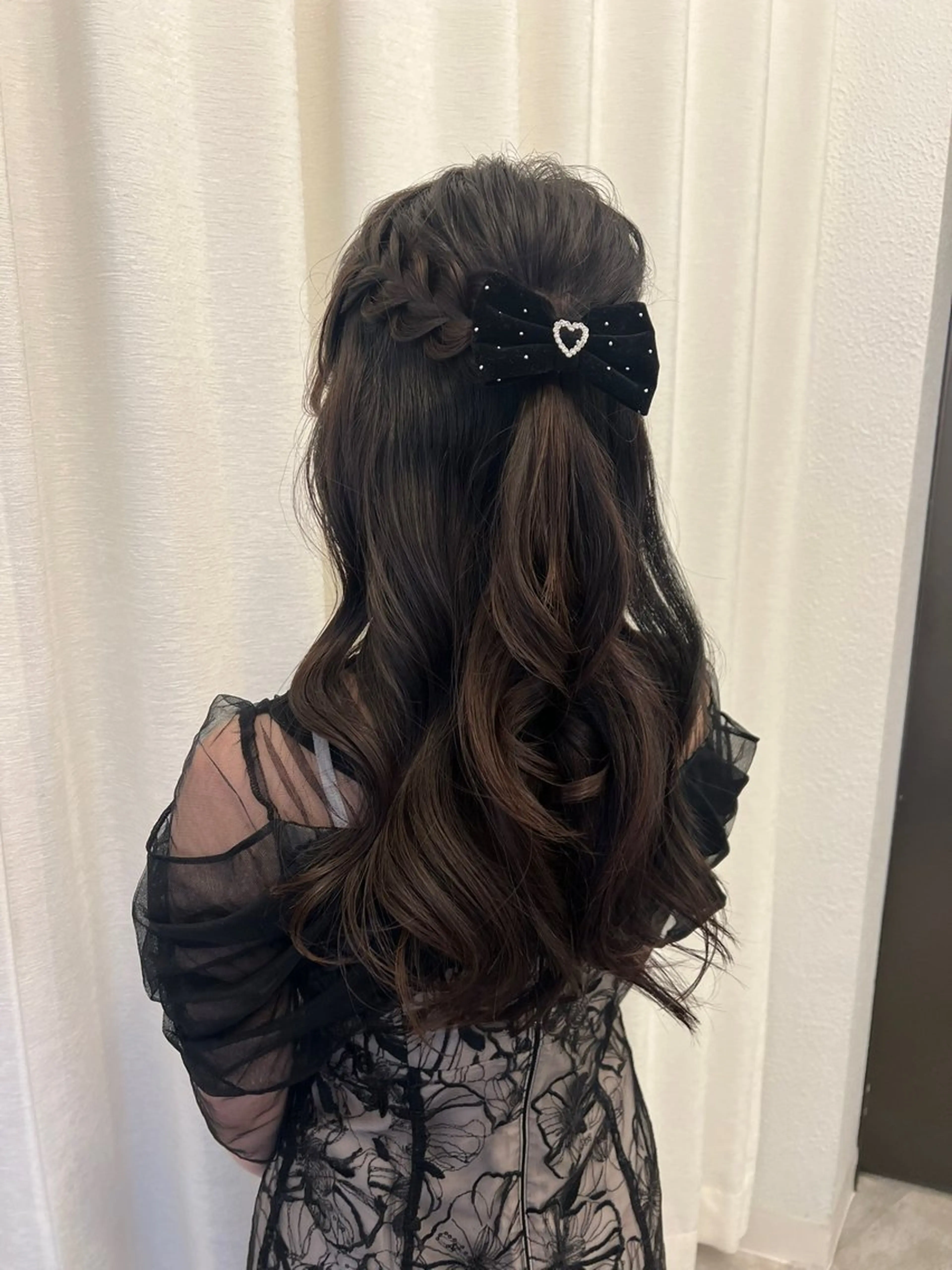 ヘアアレンジ ハーフアップ ヘアセット saya🍀/透明感 カラー/ヘアセットのヘアスタイル