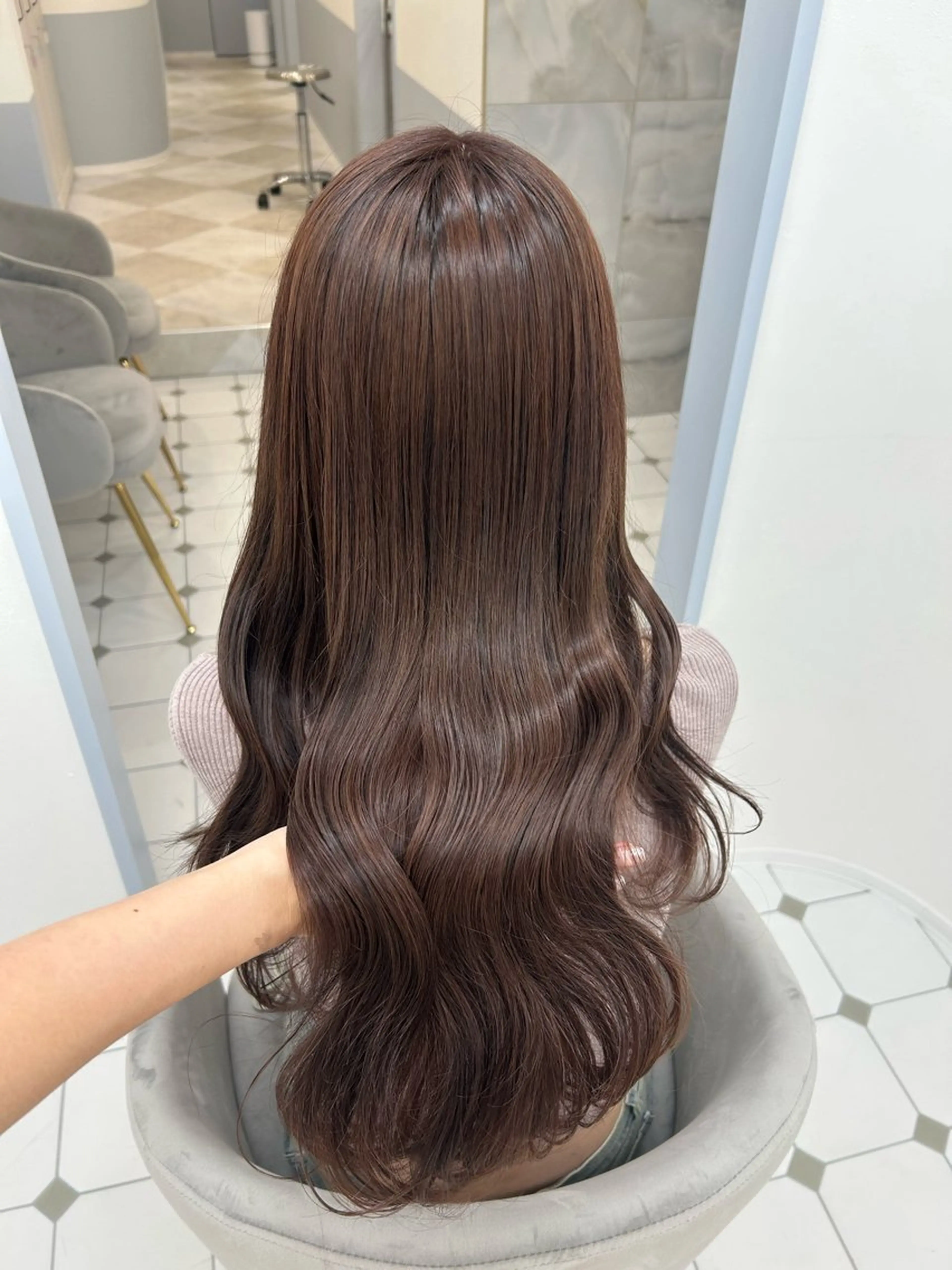 ロング 💎りあん/大須/栄 ブリーチなしWカラーのヘアスタイル