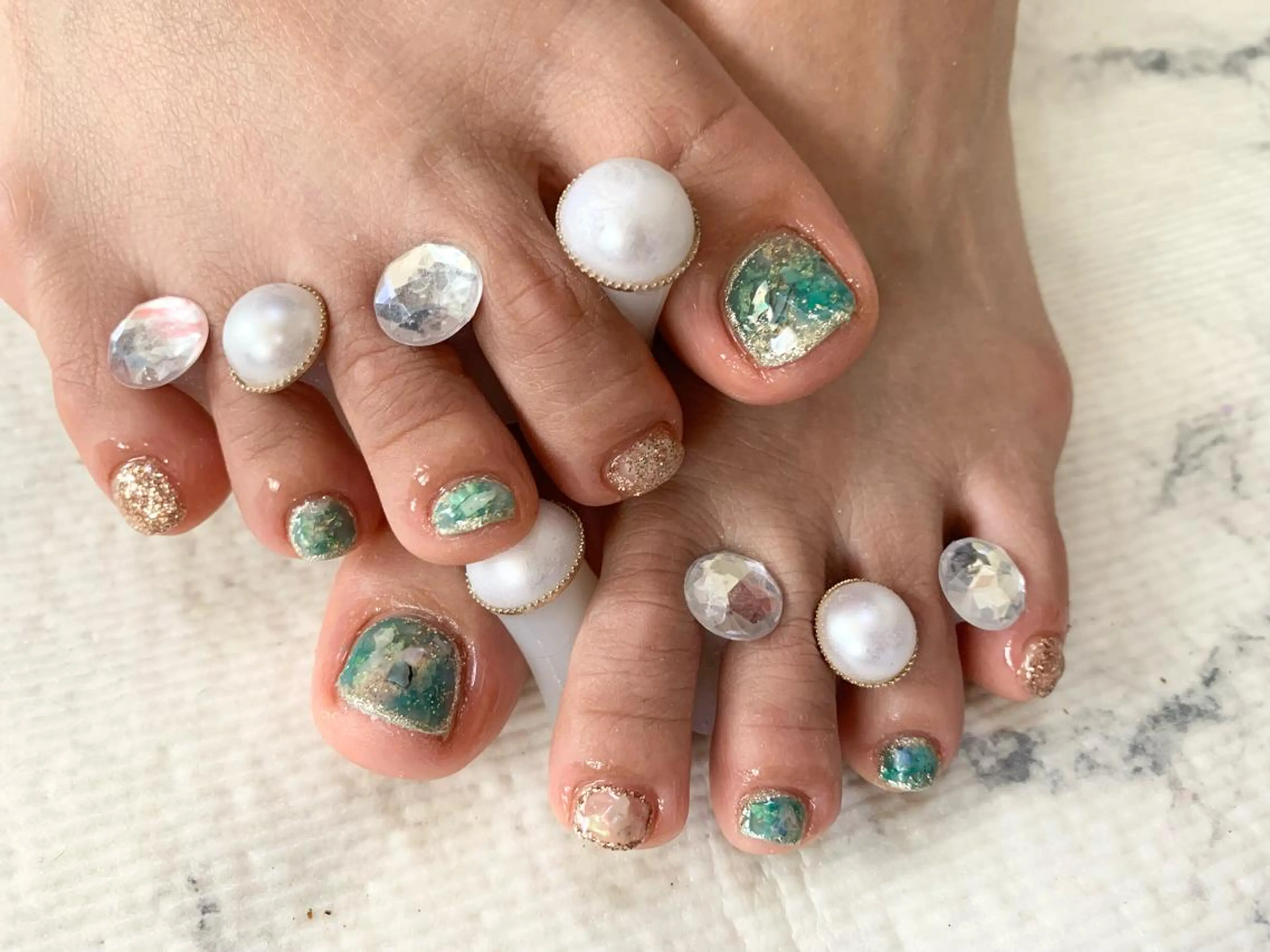 ネイル フットネイル フットネイル Ruana Nailのネイルデザイン