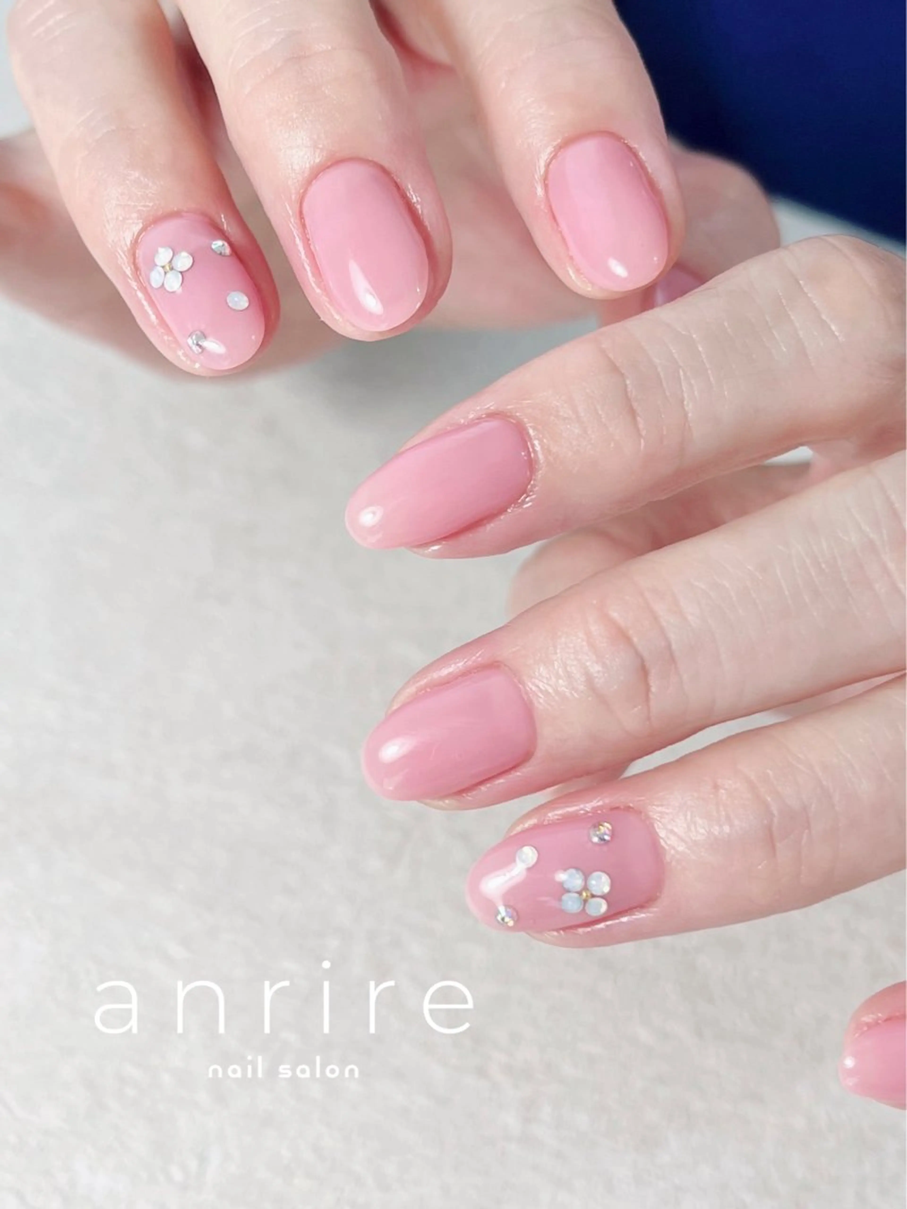ネイル アートネイル フラワーネイル ジェルネイル キラキラネイル オフィスネイル ハンドネイル nail salon anrire〜アンリール〜所属・nailsalon anrireのネイルデザイン