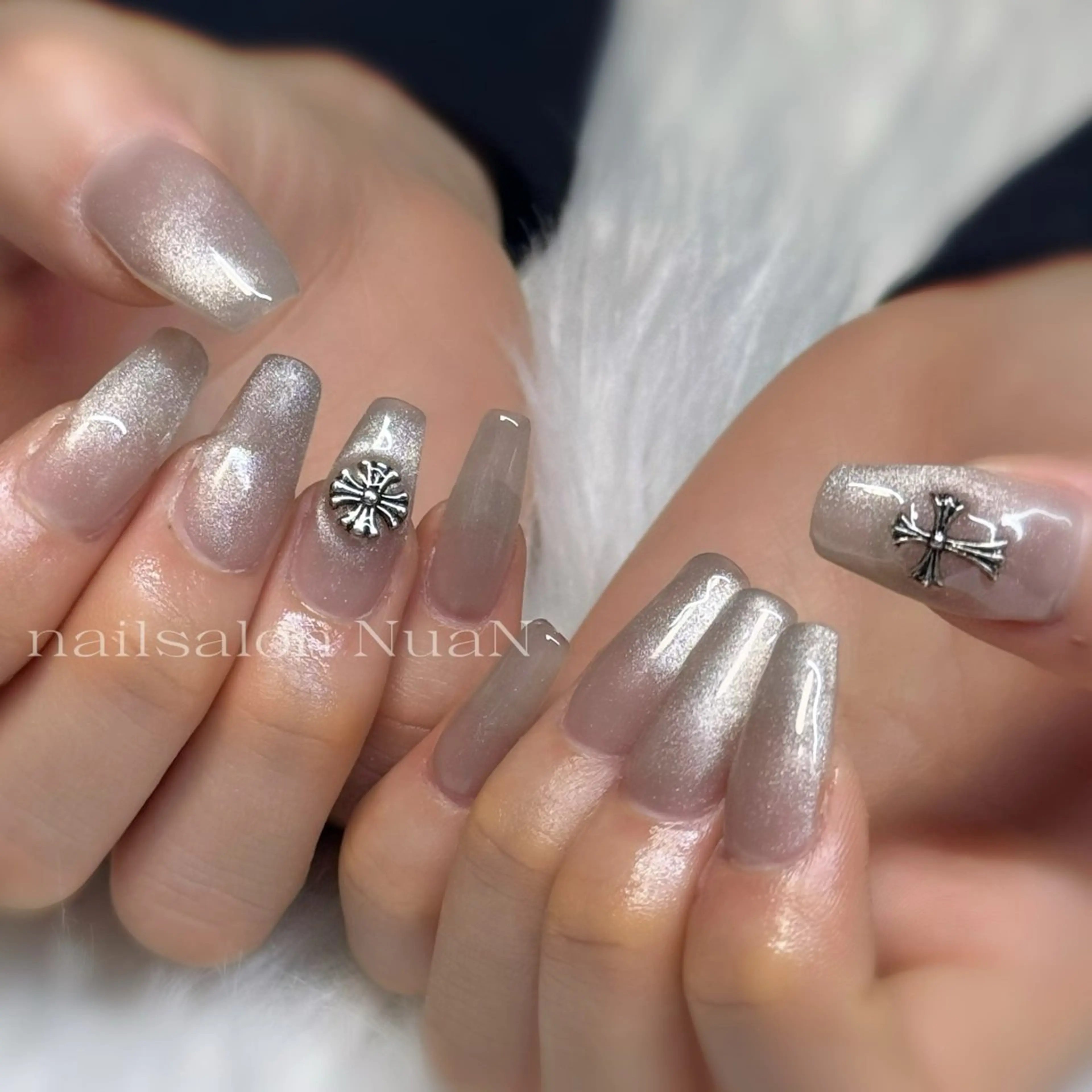 ネイル ハンドネイル NuaN ミニモ停止中のネイルデザイン