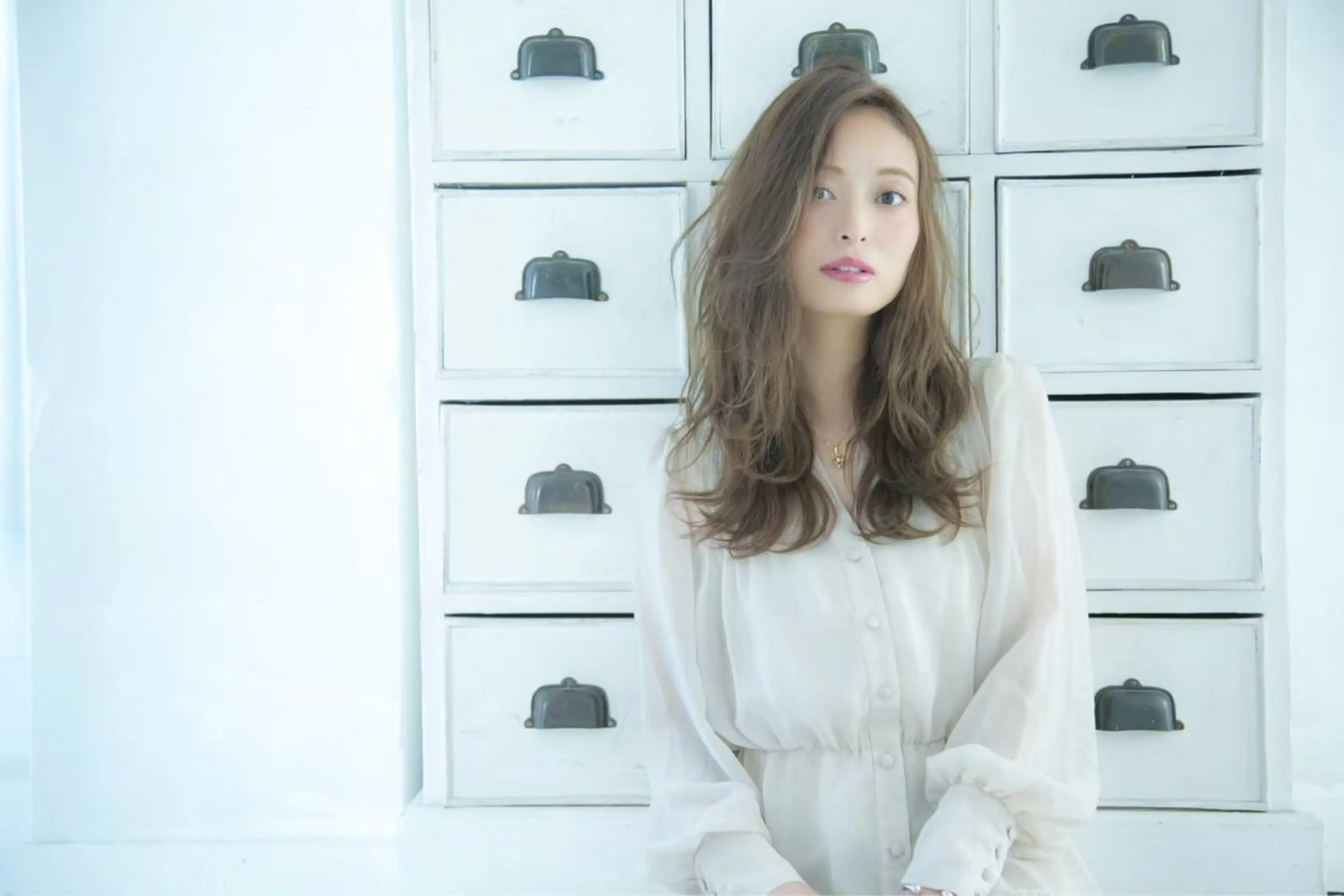 ロング カラー ブリーチ ブリーチなしカラー レイヤー/艶髪/ 髪質改善/YUYAのヘアスタイル