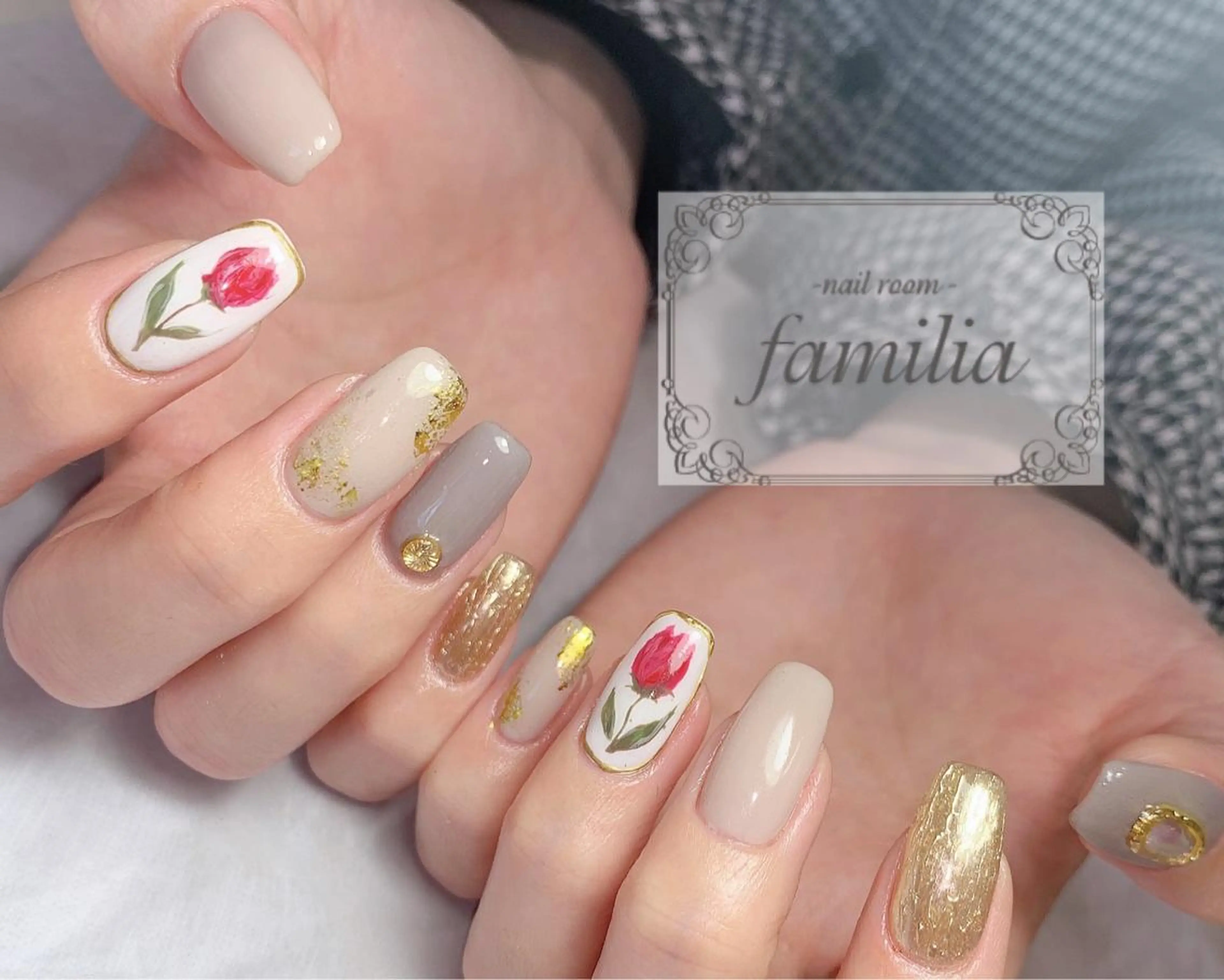 ネイル ハンドネイル -nailroom- familiaのネイルデザイン