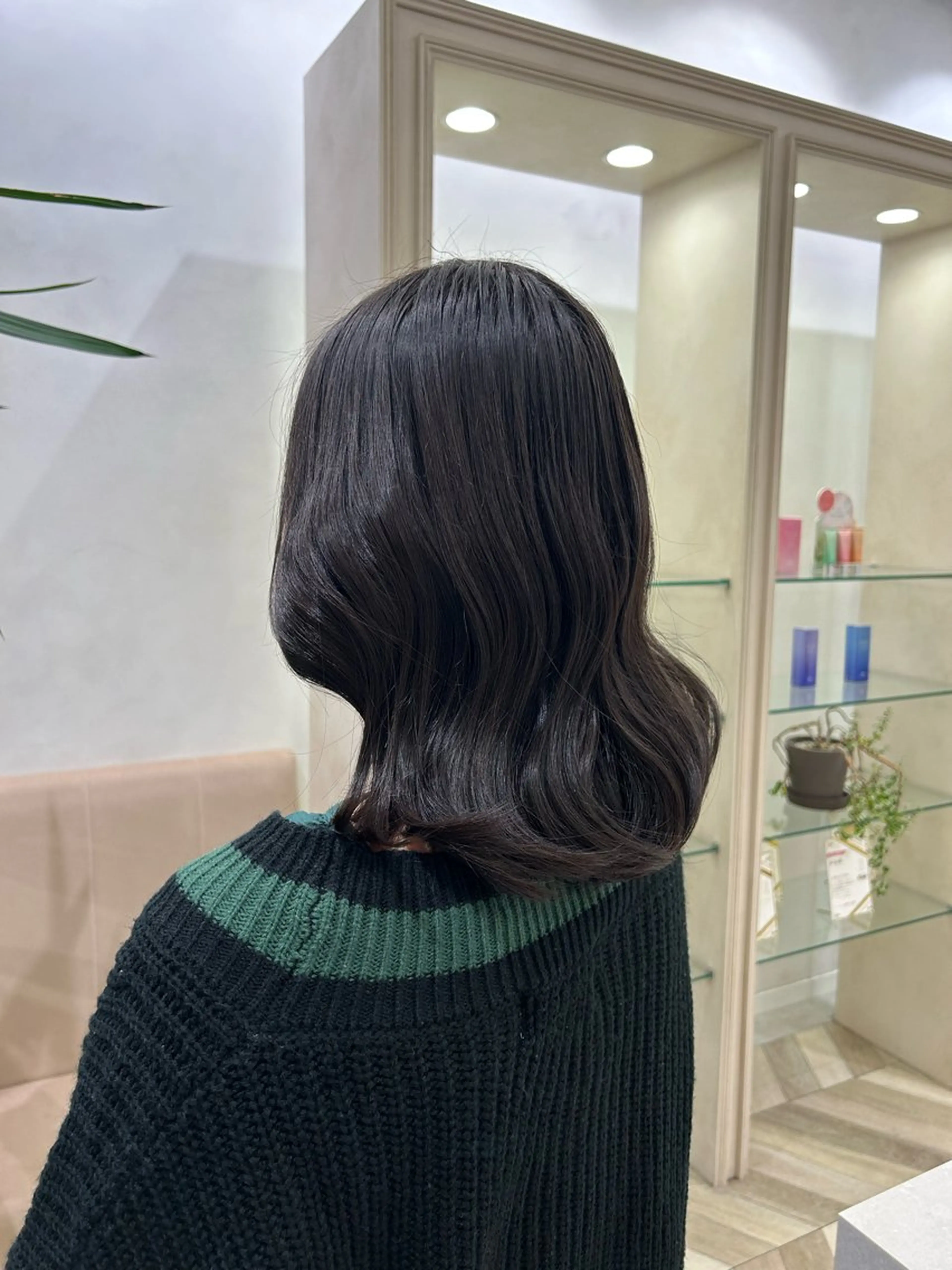 カラー ヘアカラー トリートメント Wカラー┆ブラウン ┆うる艶┆ゆうはのヘアスタイル