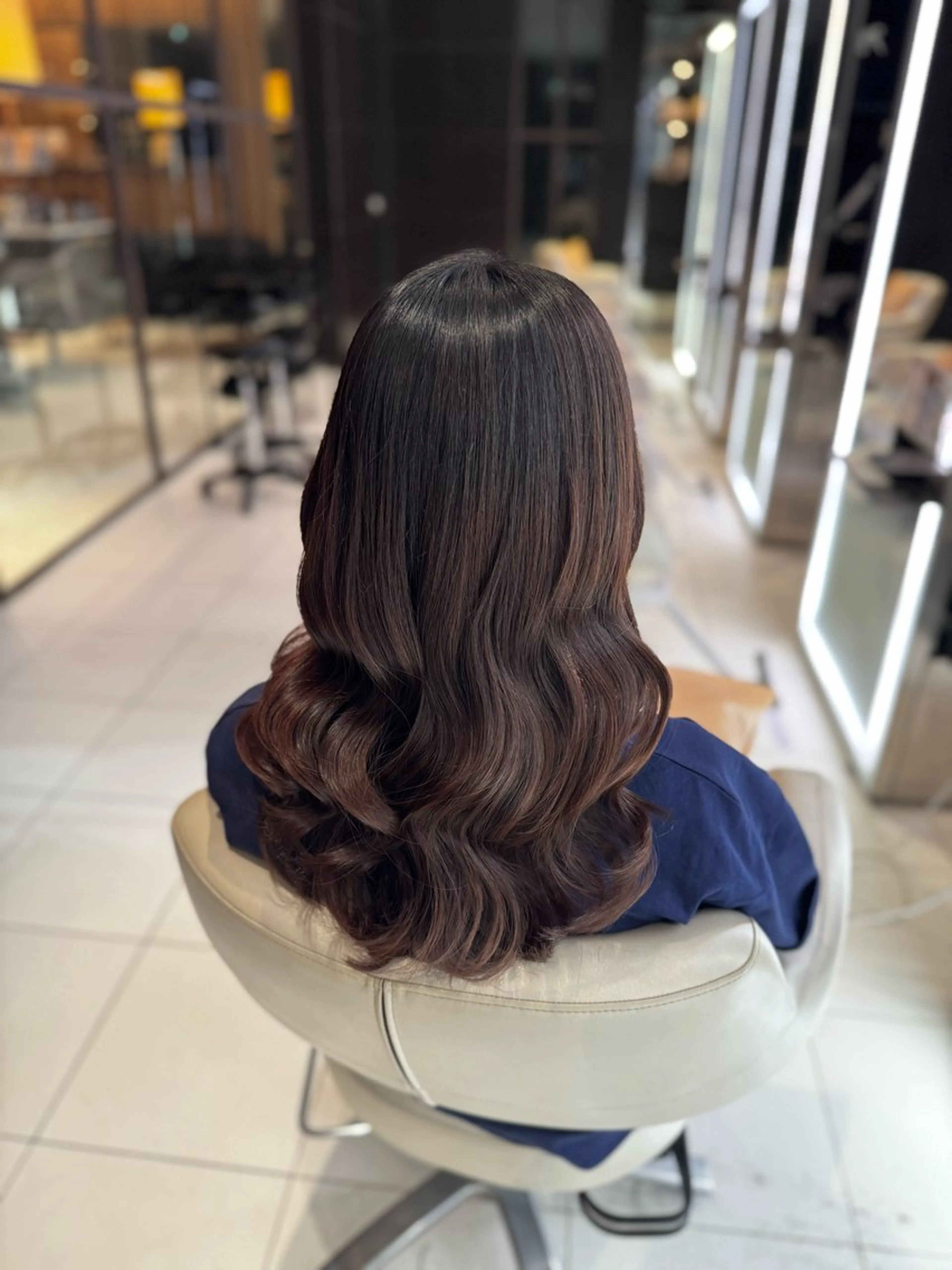 セミロング 🤍たむら みなみ 銀座🤍のヘアスタイル