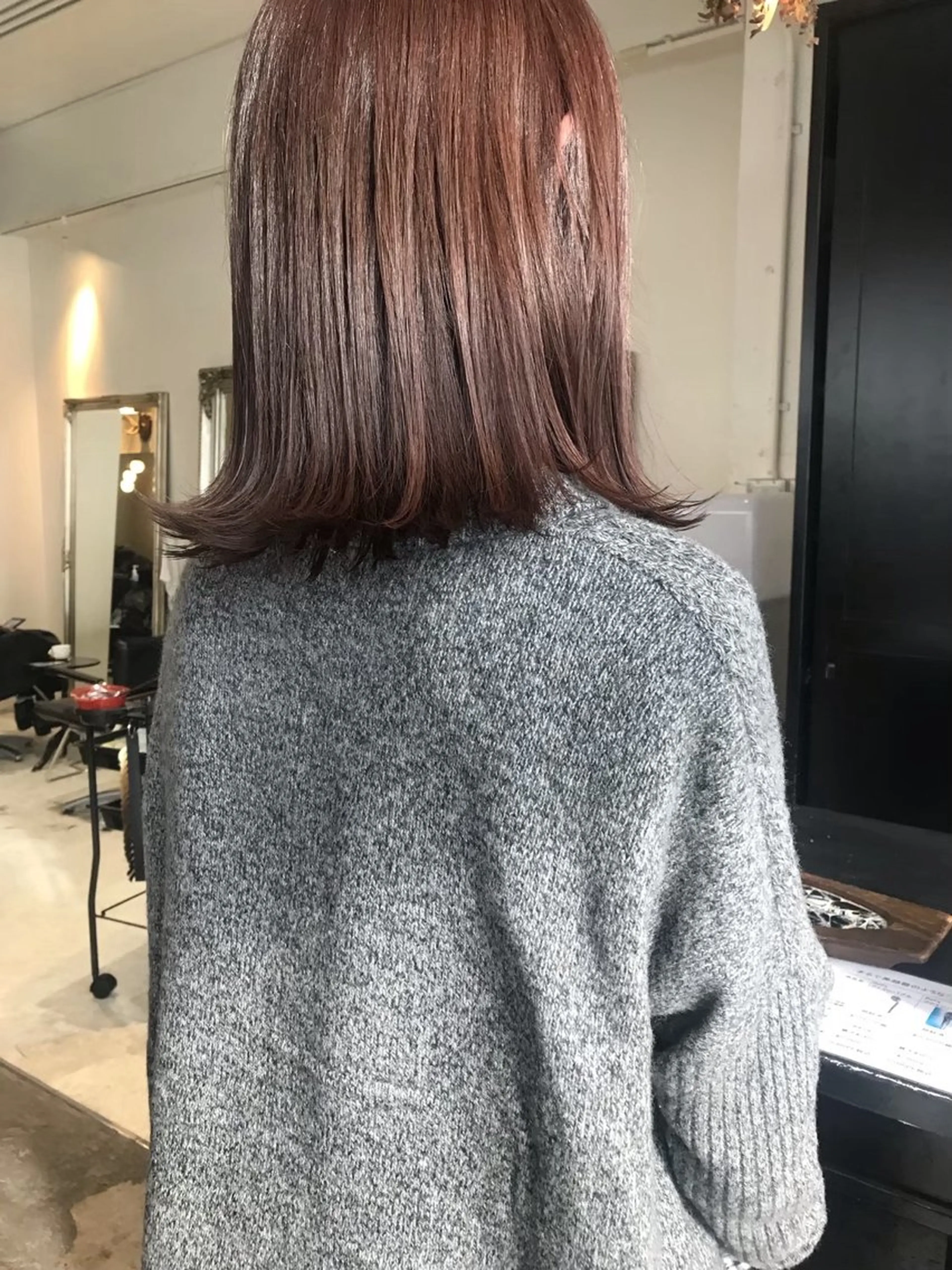 セミロング カラー 柔らか質感/髪質改善 ⚡️Ren⚡のヘアスタイル