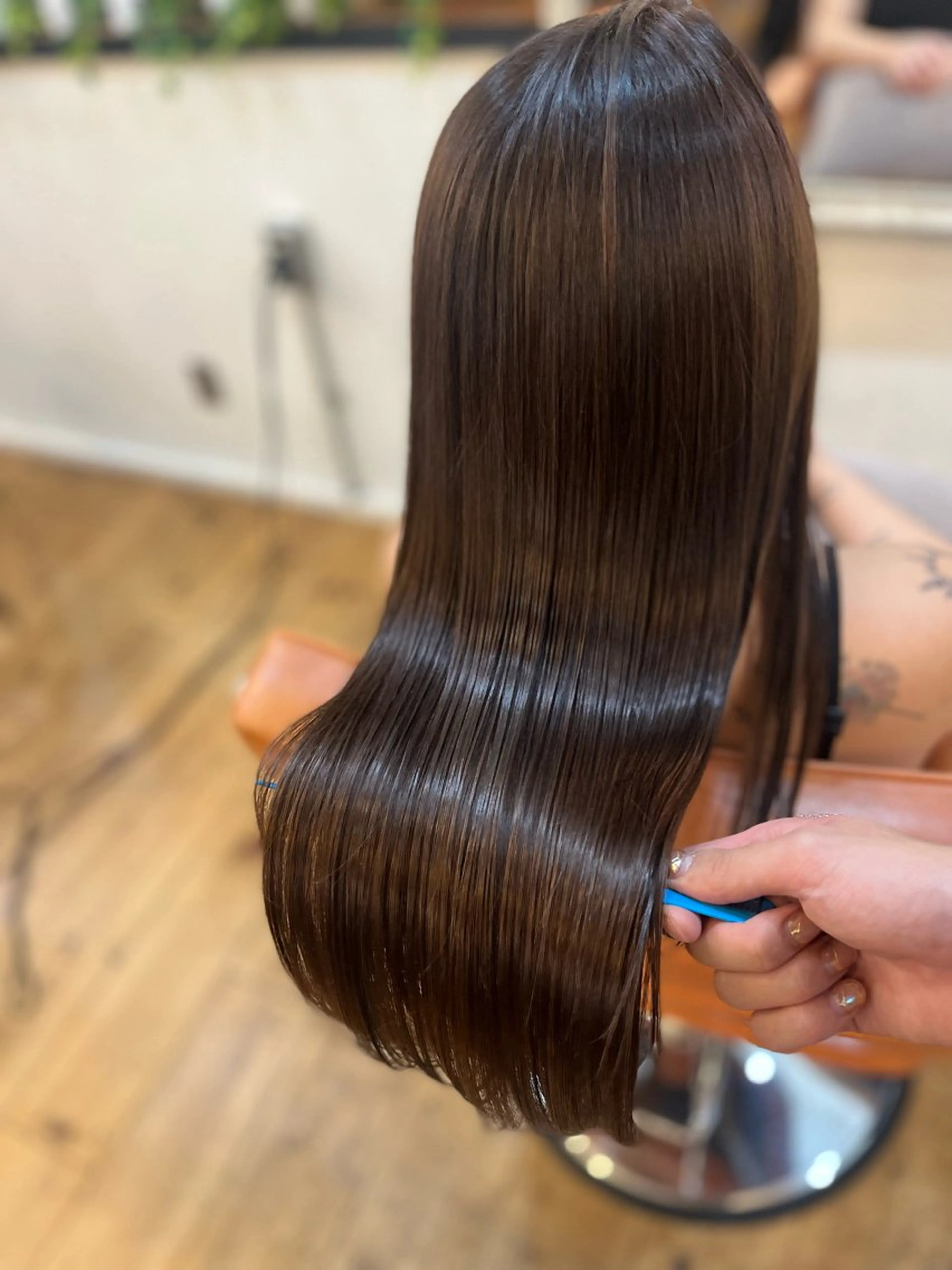 ロング ⚪️髪質改善 縮毛 店長 コウ⚪️のヘアスタイル