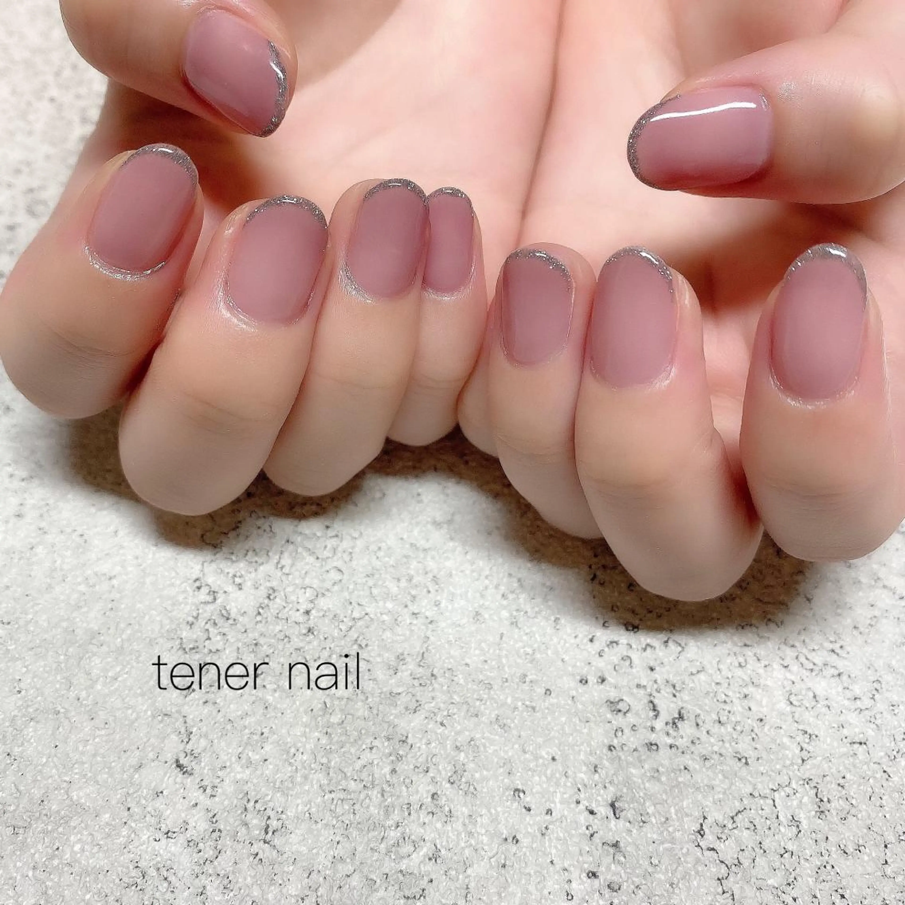 ネイル フラッシュネイル フレンチネイル テネルネイル tener nailのネイルデザイン
