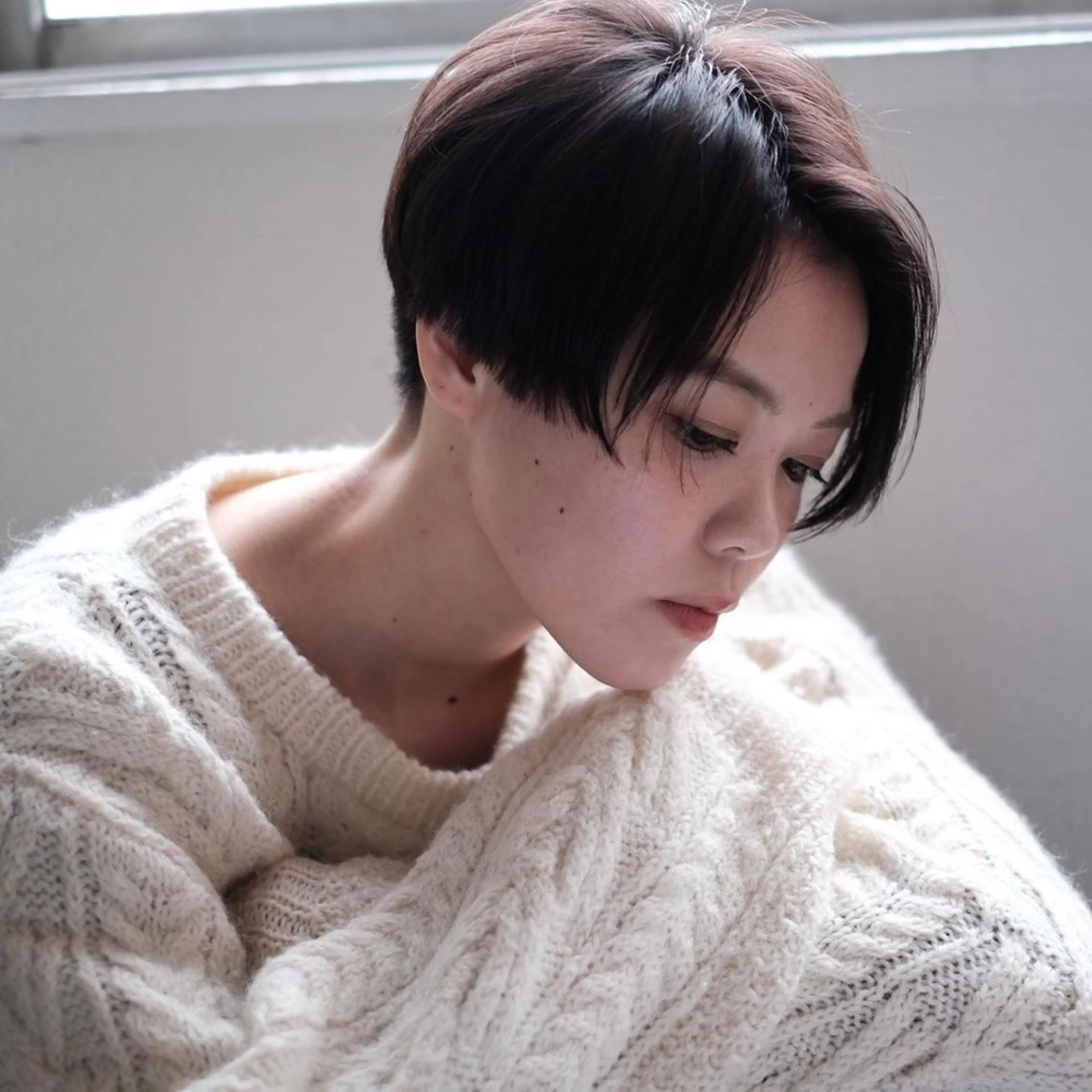 似合わせカット＋カラーの写真