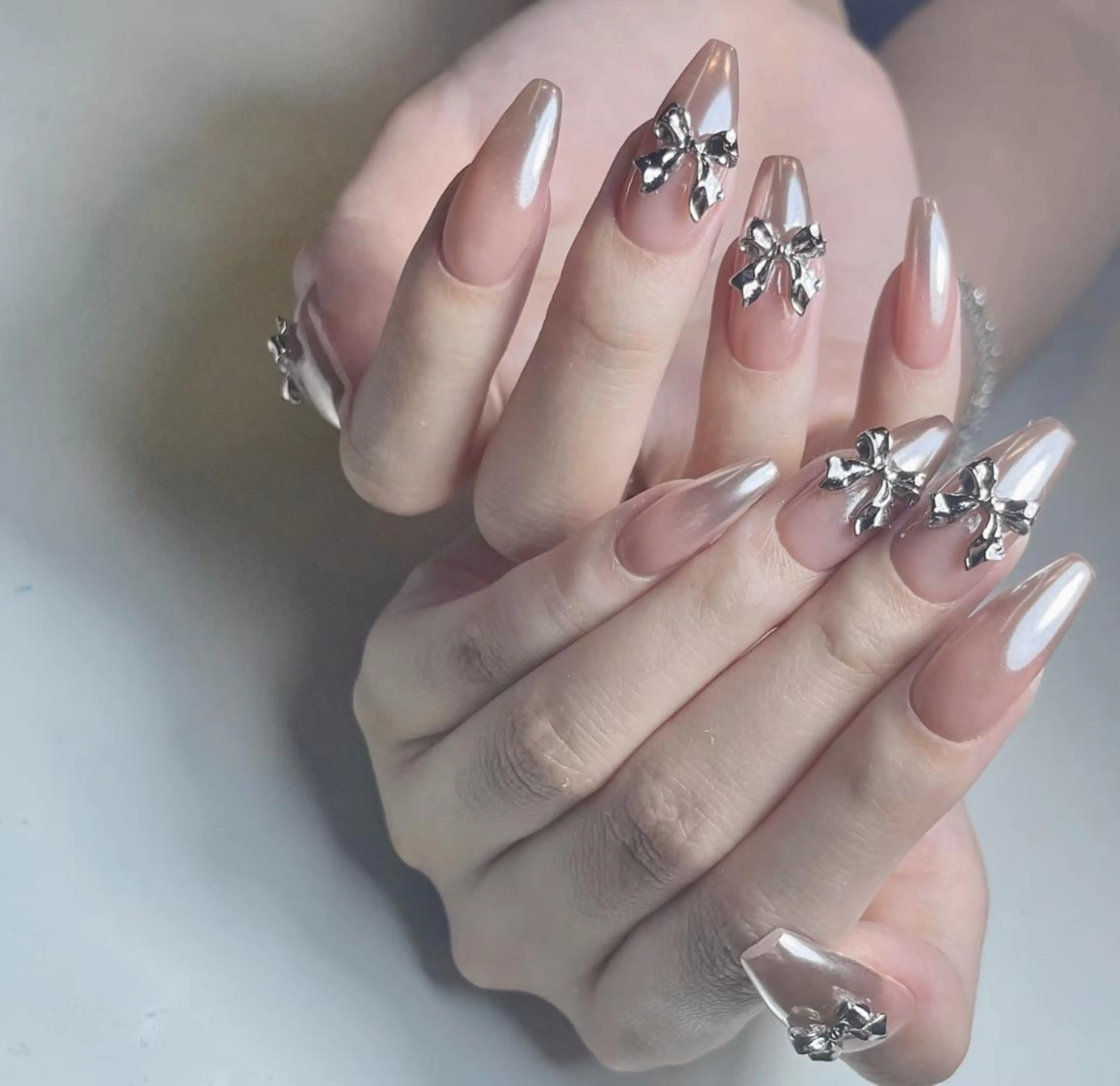 ネイル ハンドネイル ハンドケア 🍑 momo_nailのネイルデザイン