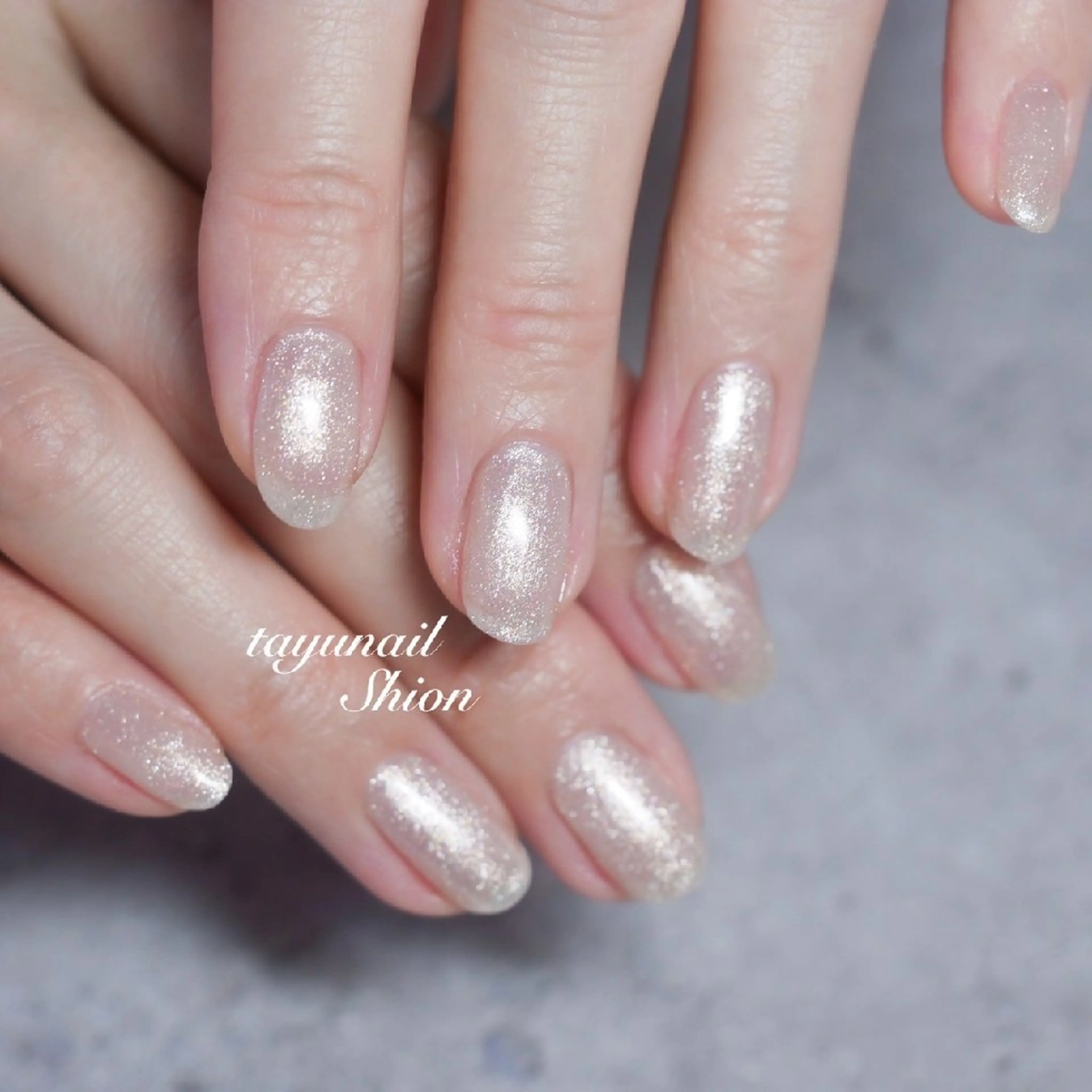 ネイル ジェルネイル キラキラネイル ワンカラーネイル パラジェル 春ネイル ネイルサロン 【たゆnail】のネイルデザイン