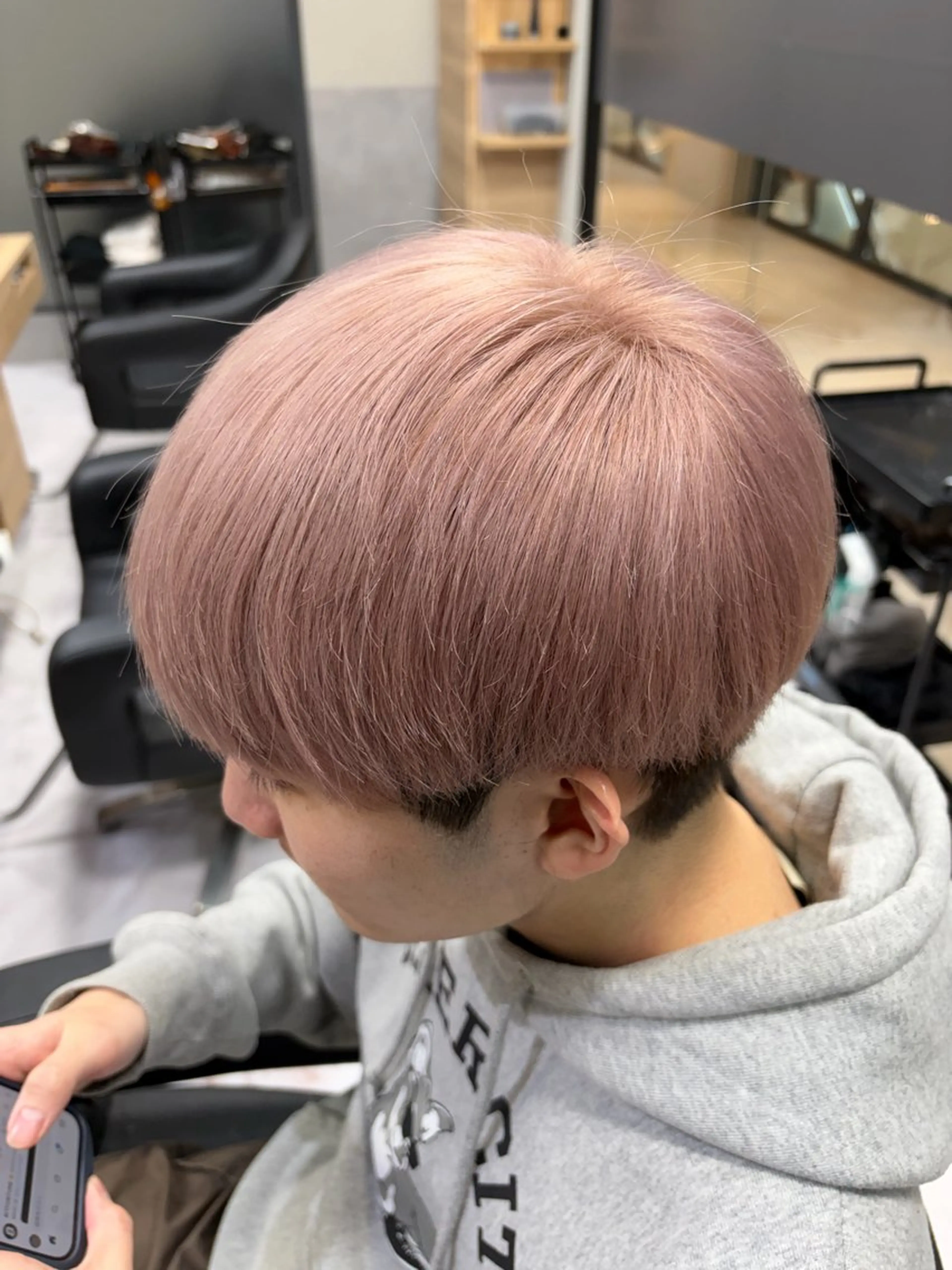 カラー メンズ ピンクカラー カット ヘアカラー 🍒KUMAGAI 🍒のヘアスタイル