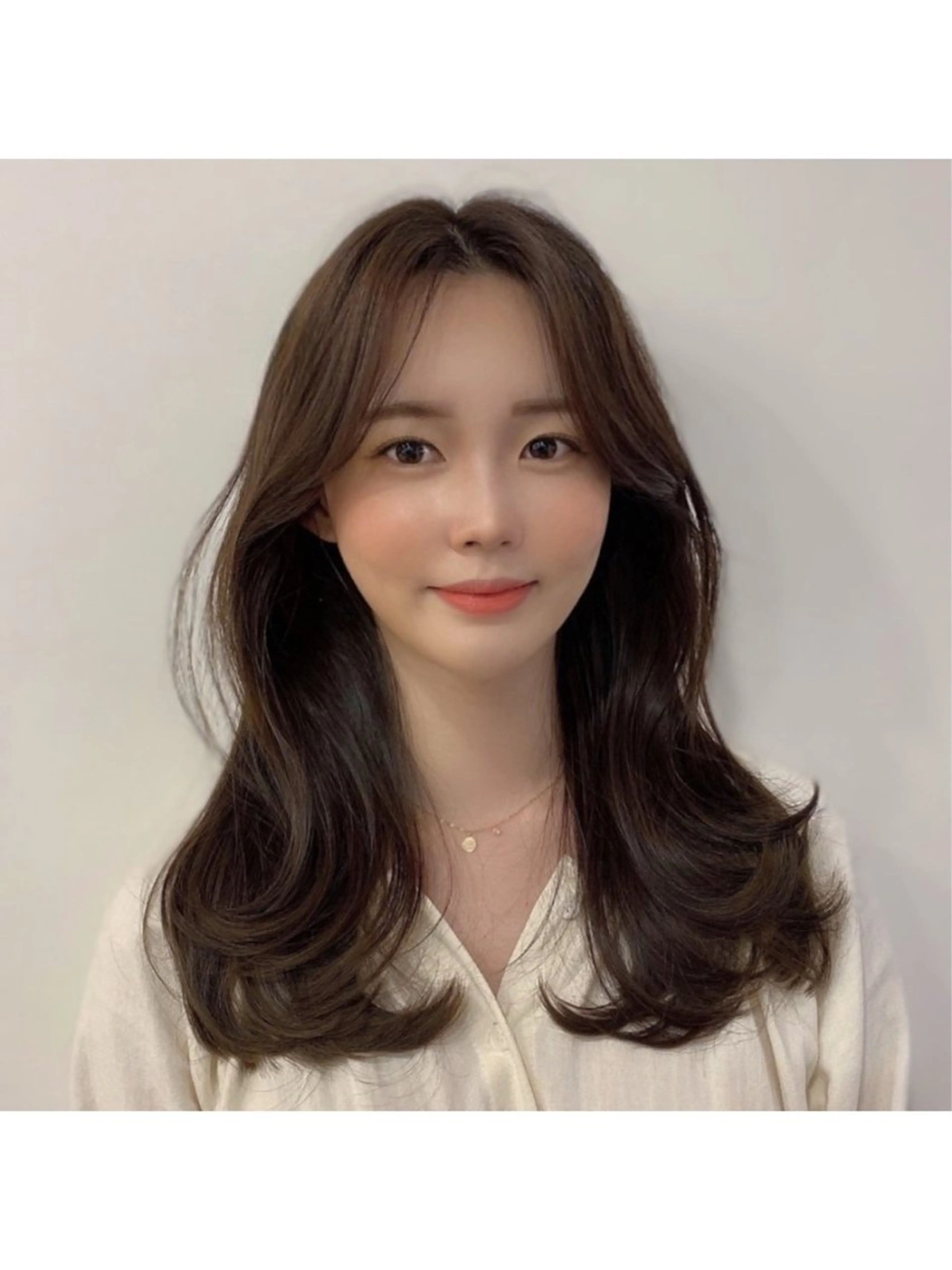 セミロング カット ヘアカラー トリートメント 髪質改善×韓国ヘア HIROのヘアスタイル