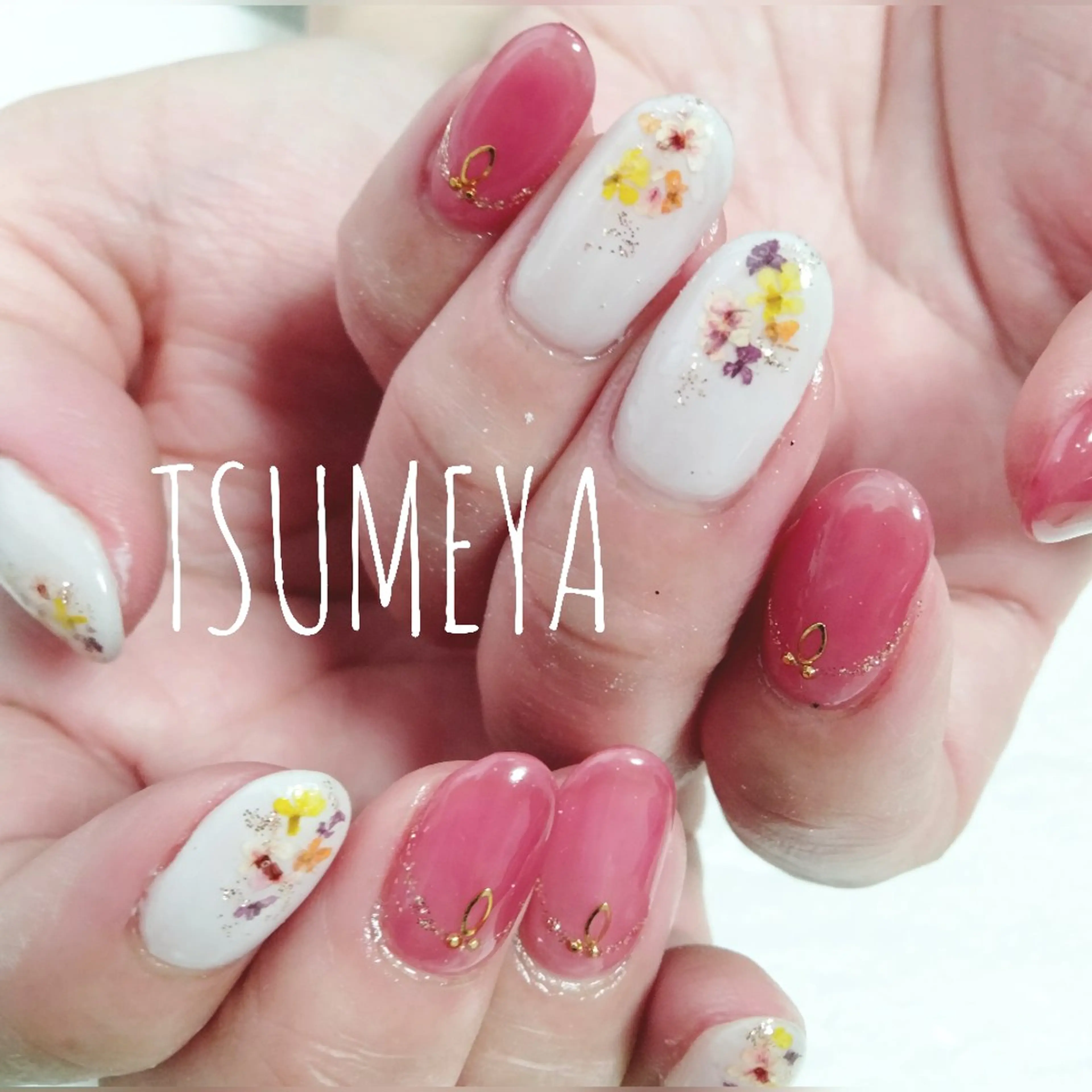 ネイル フラワーネイル ハンドネイル _TSUMEYA _のネイルデザイン