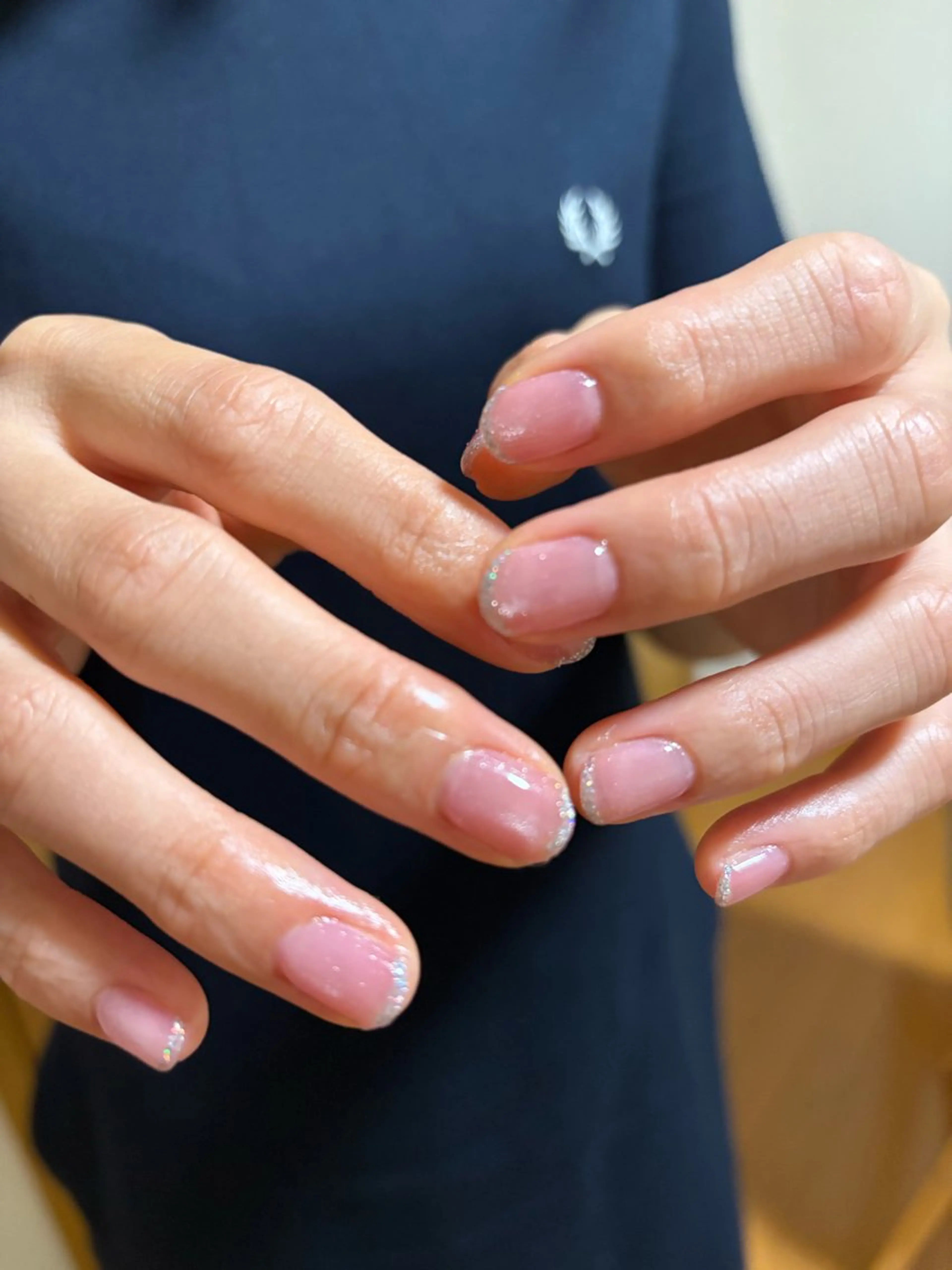 ネイル フレンチネイル ピンク Atún nail (ｱﾄｩﾝﾈｲﾙ)のネイルデザイン