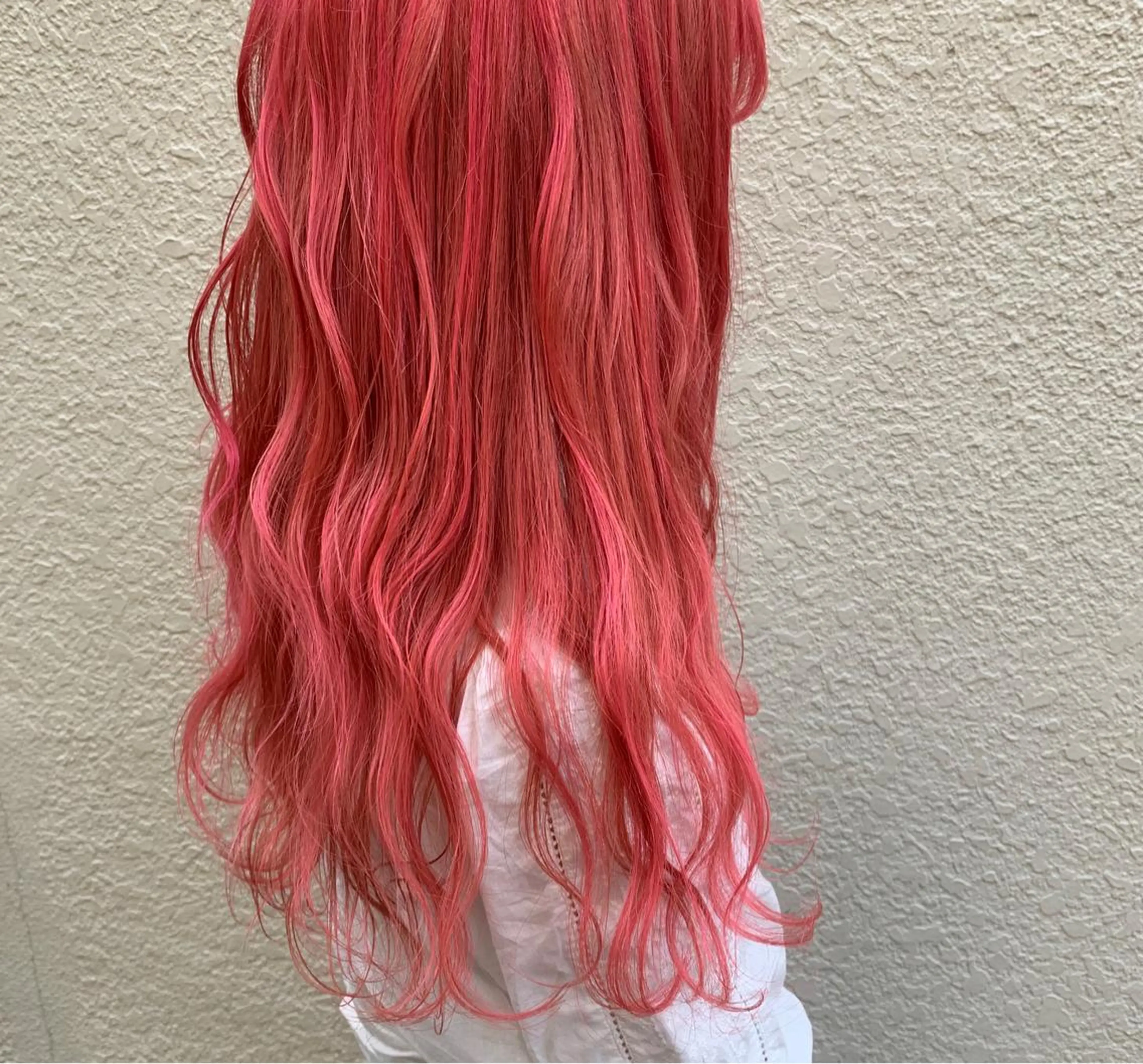 ロング カラー ブリーチ ケアブリーチ ダブルカラー ピンクカラー ヘアカラー Sachiko ❤︎Pressのヘアスタイル