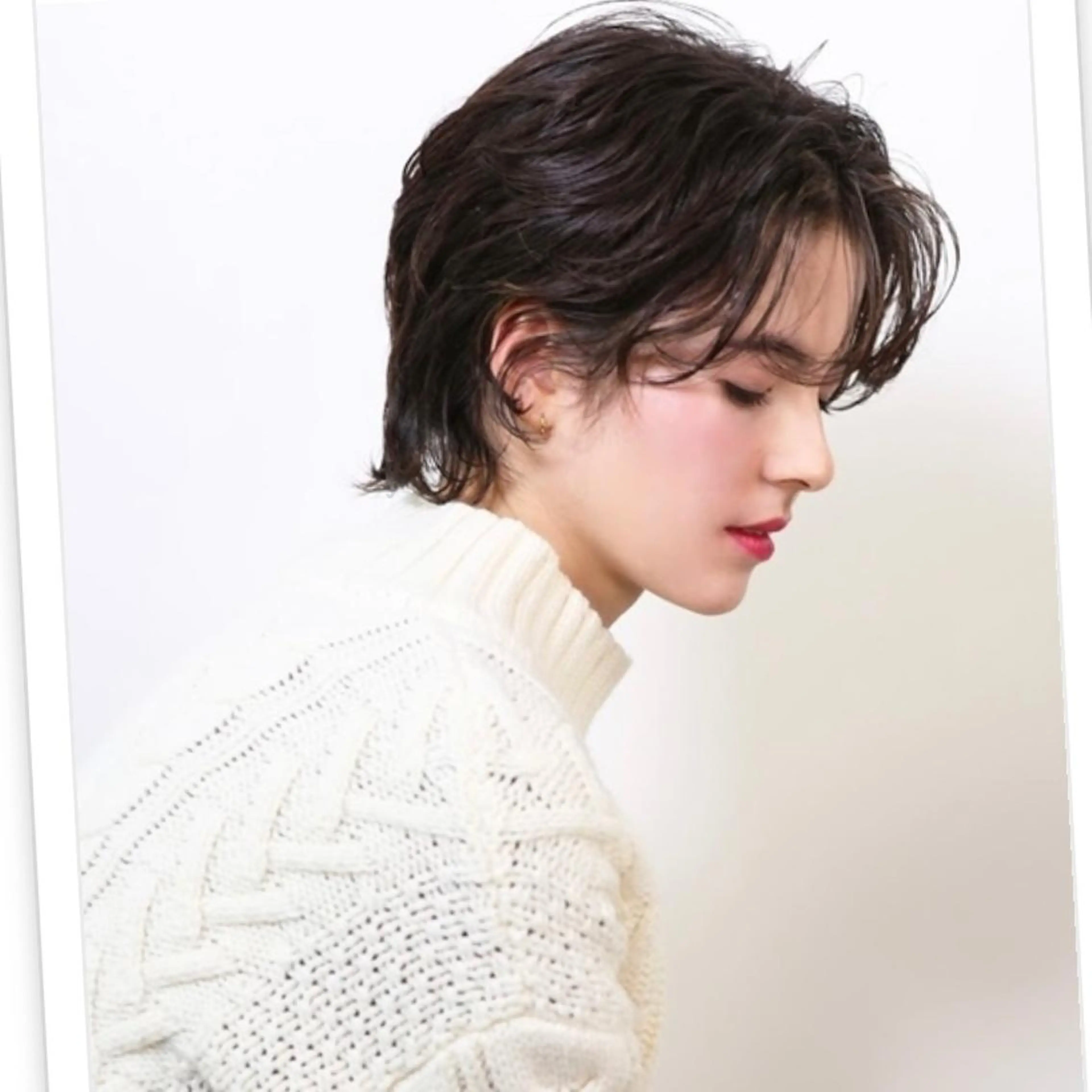 ショート オチ ハナのヘアスタイル