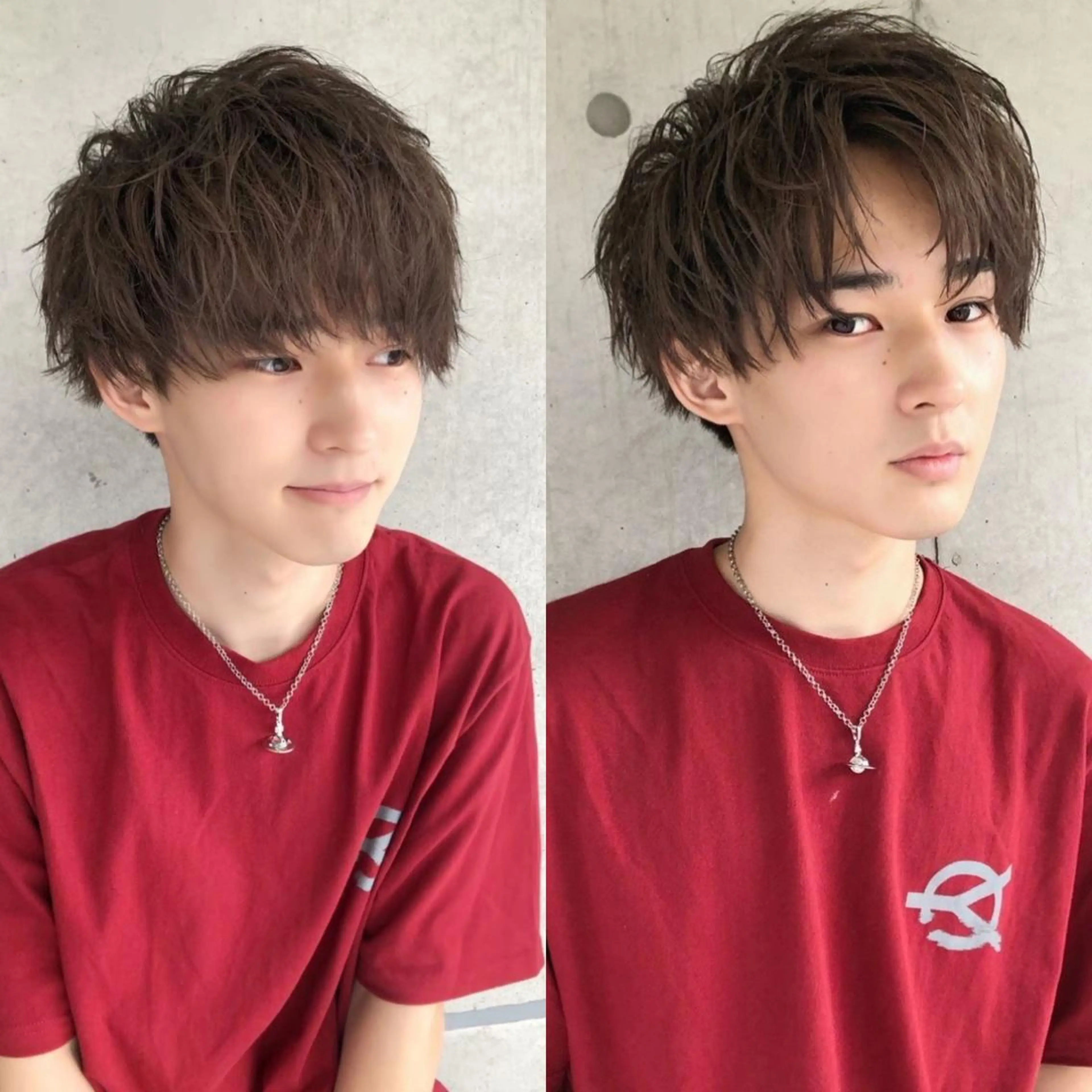 ショート カラー パーマ メンズ 【メンズサロン】 BLUCK 横浜のヘアスタイル