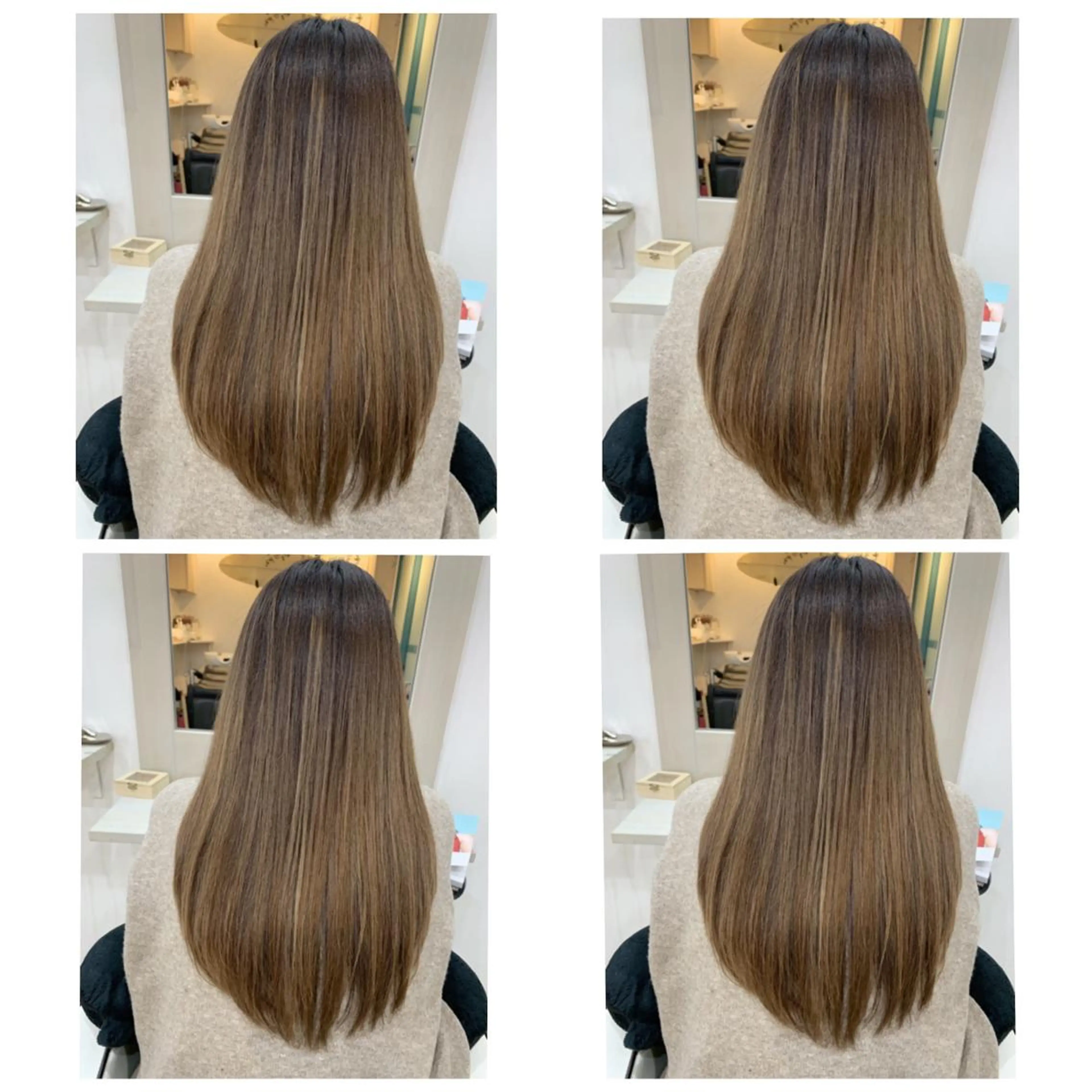 ロング カラー ヘアカラー トリートメント 京都大人女性ショート 徒歩1分/秋山のヘアスタイル