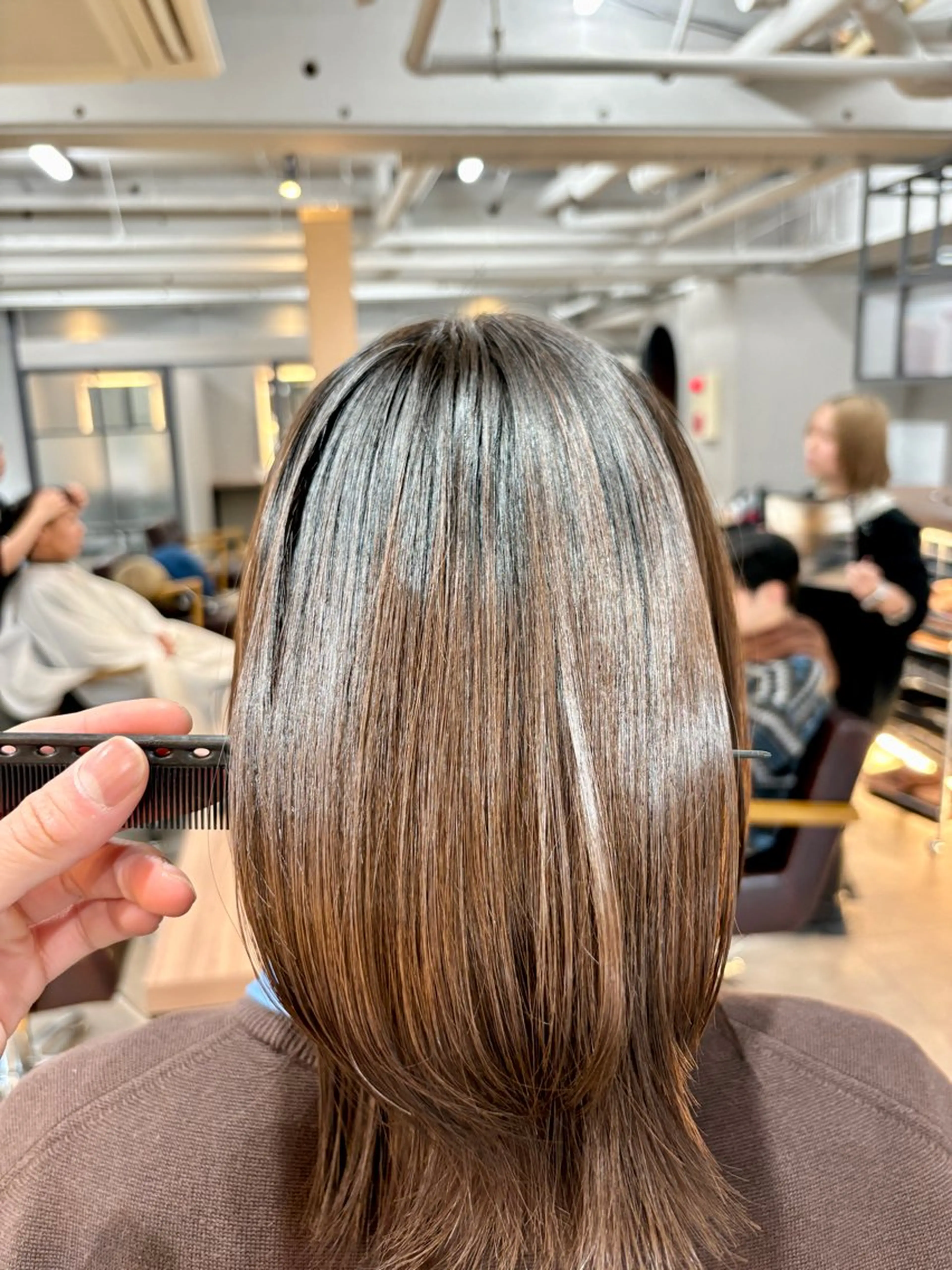 ミディアム 縮毛矯正 縮毛矯正 トリートメント 💎艶髪／美髪特化 世麗💎のヘアスタイル
