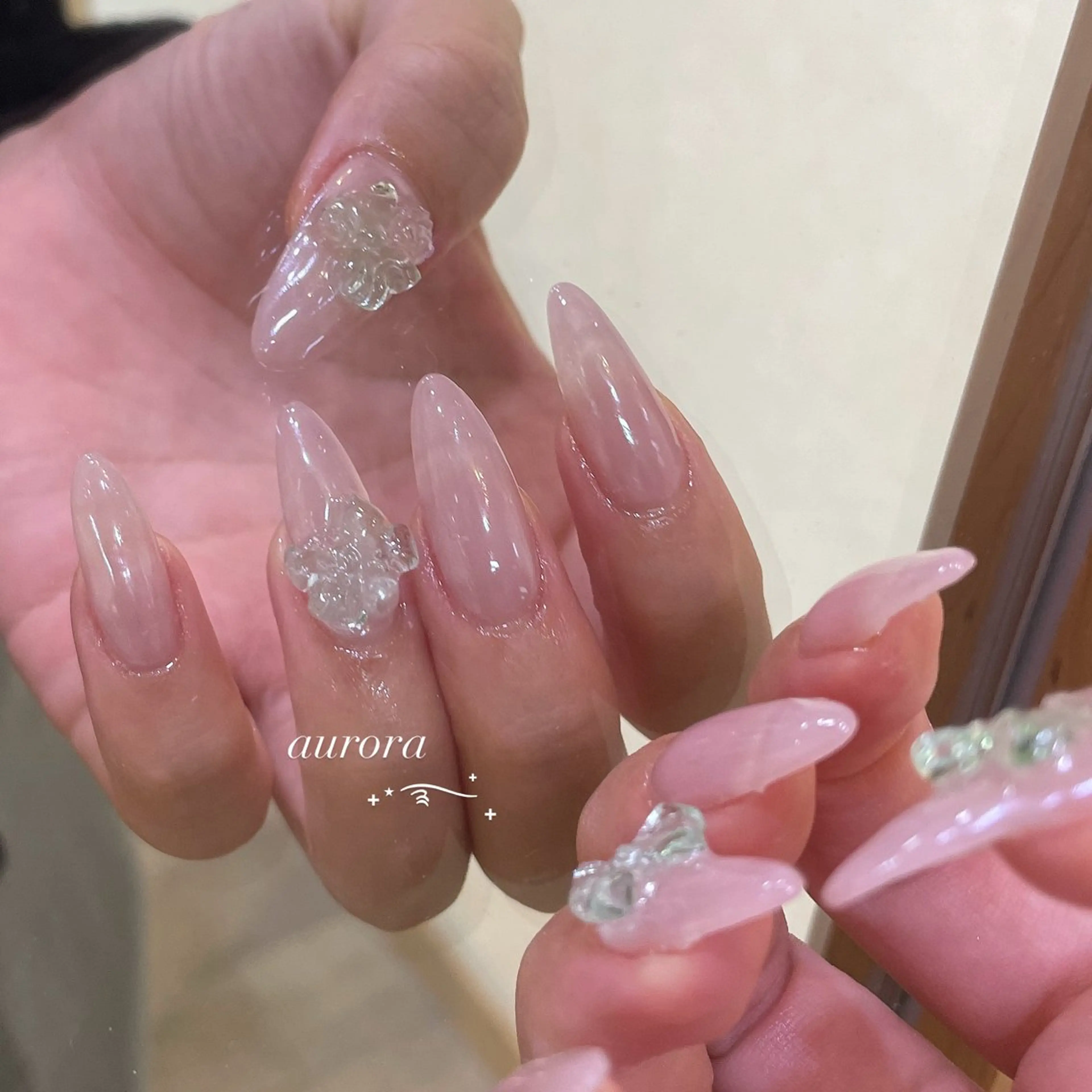 【オフあり】オーロラネイル🪞の写真