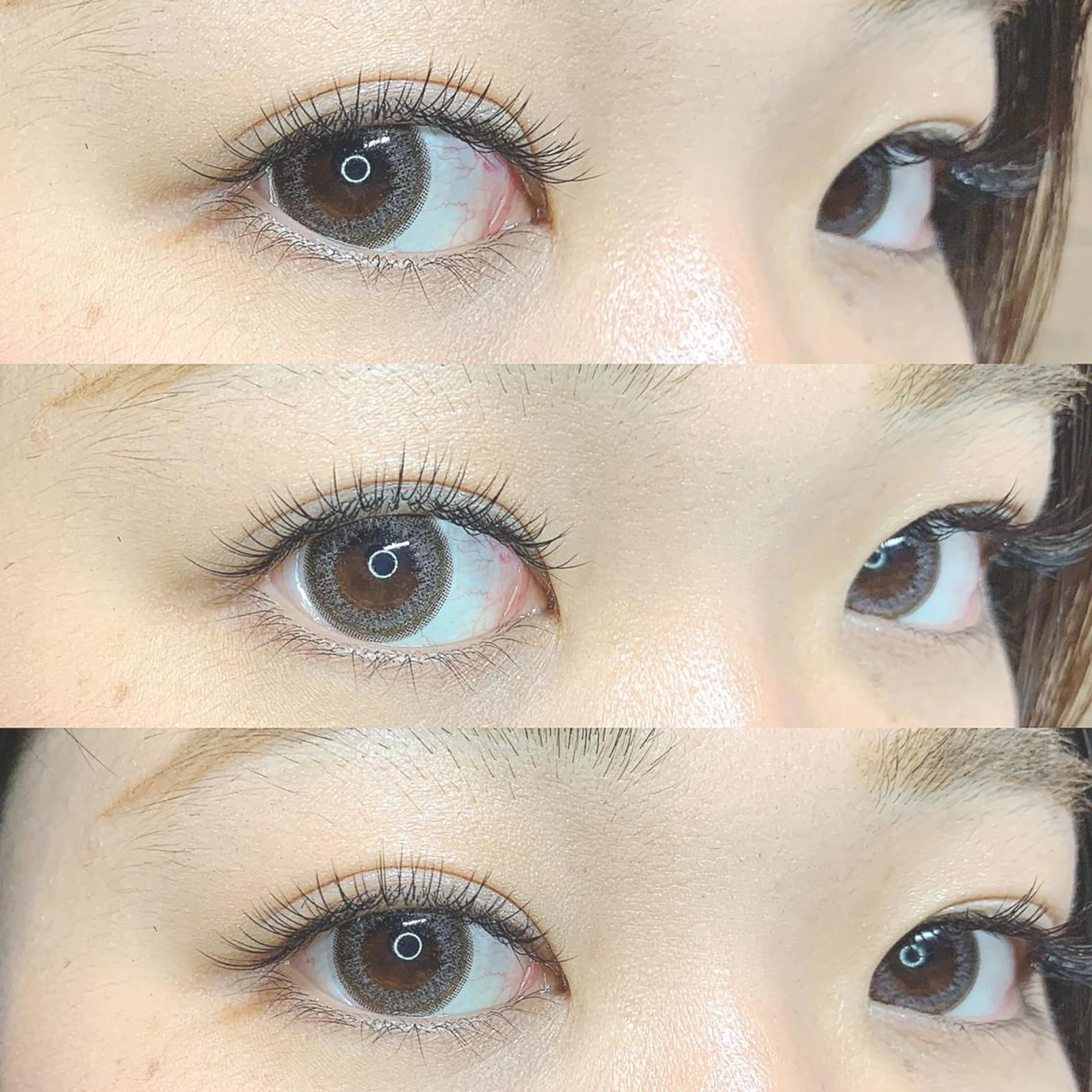 【LEDエクステ】フラットラッシュ上まつげ​〜​80本(40/40)まで(オフ・アイシャンプー込)の写真