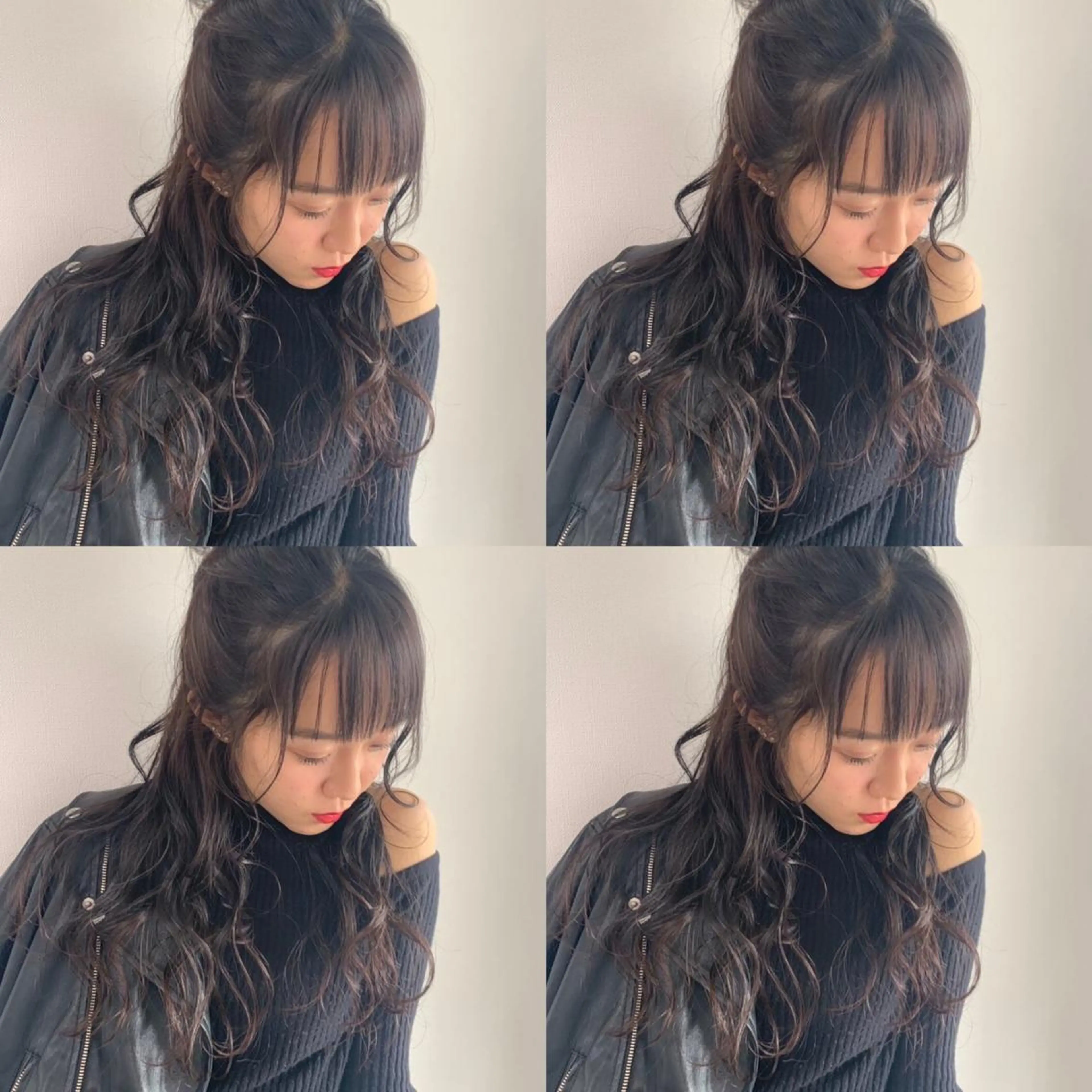 ロング カラー パーマ 艶髪・酸性ストレート フリツのヘアスタイル