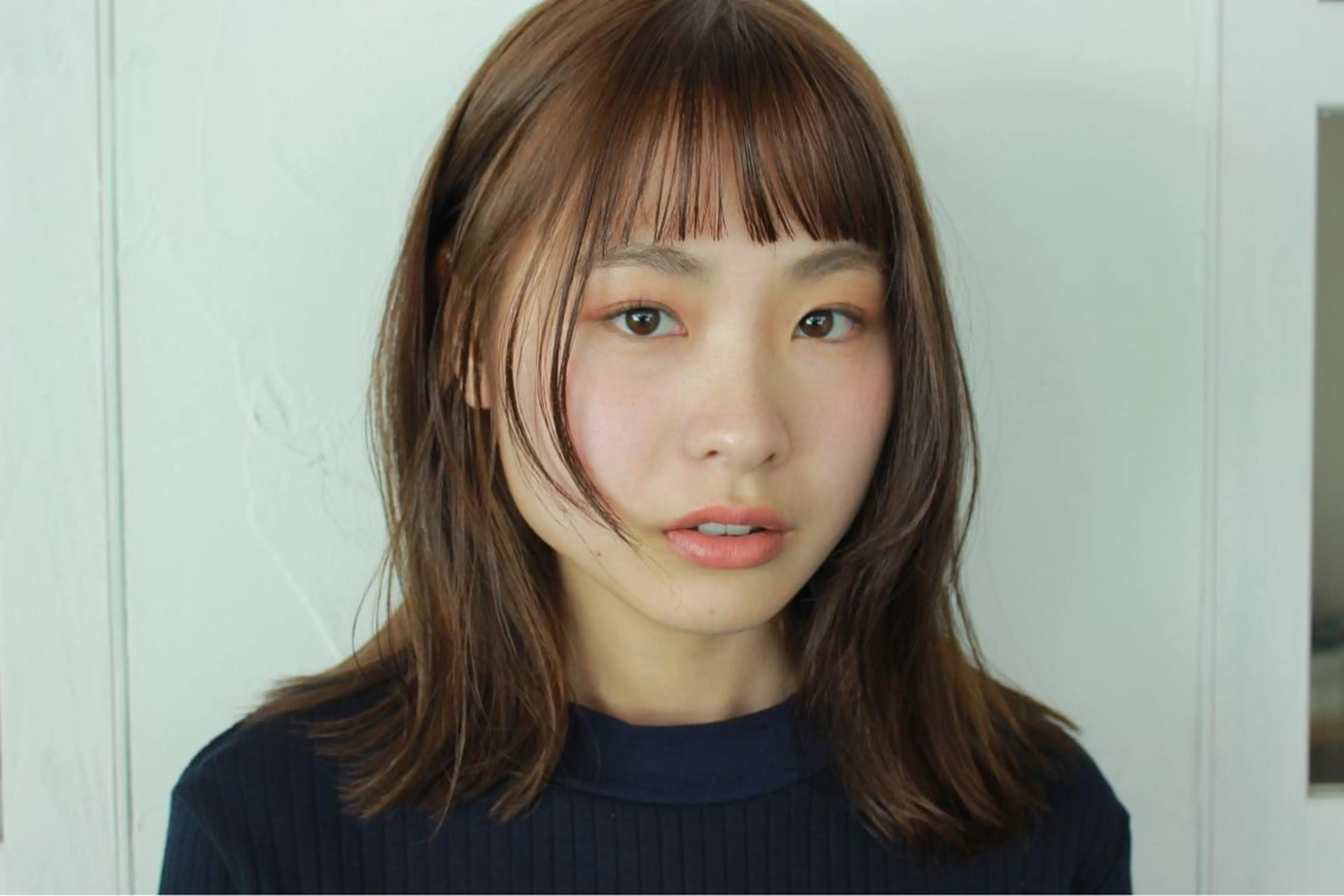 セミロング 平尾駅直結/徒歩0分 イノセントヘアのヘアスタイル