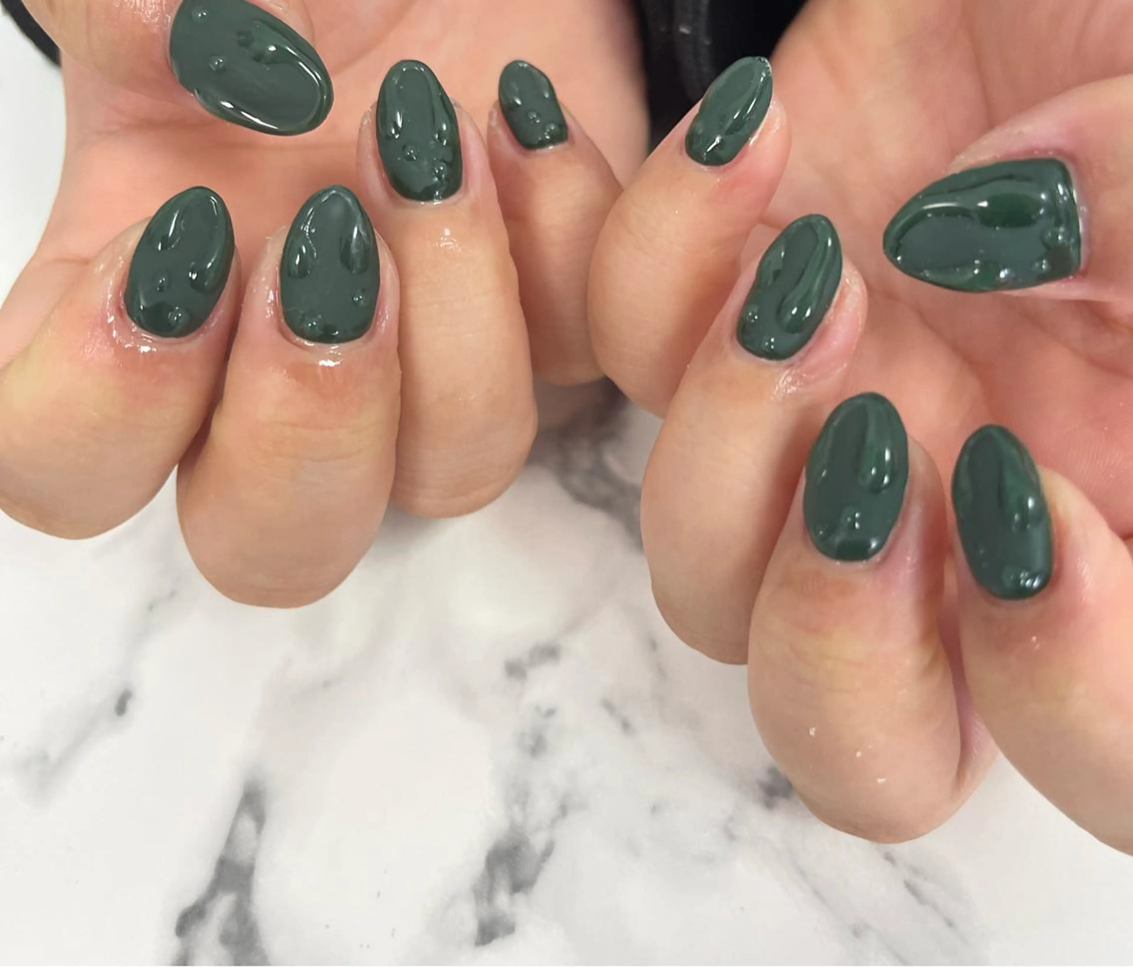 ネイル ジェルネイル 韓国ネイル ロングネイル ミラーネイル ニュアンスネイル ハンドネイル 松田 由真のネイルデザイン