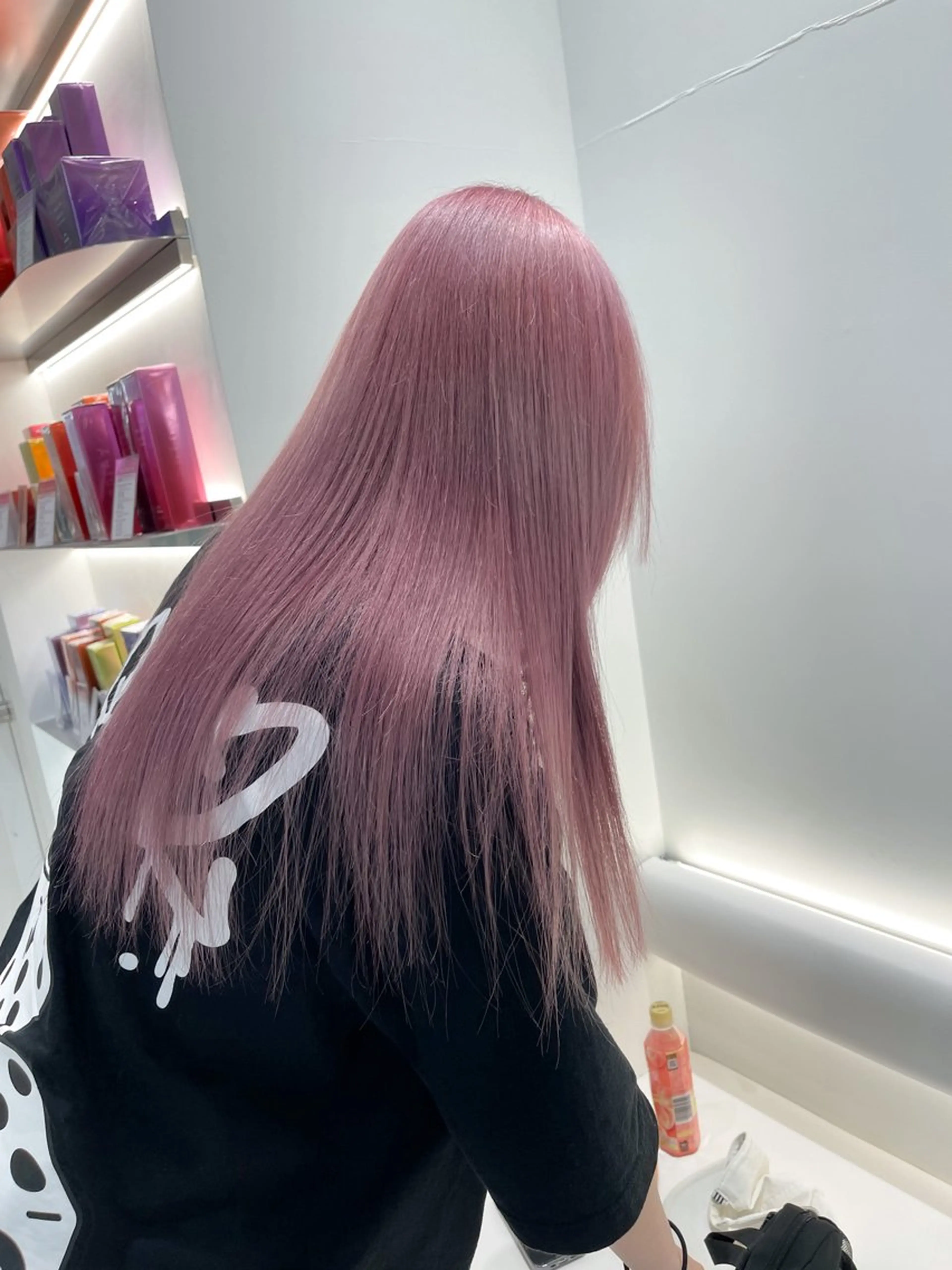 ロング カラー ピンクカラー トリートメント /カラー/NAOKIのヘアスタイル