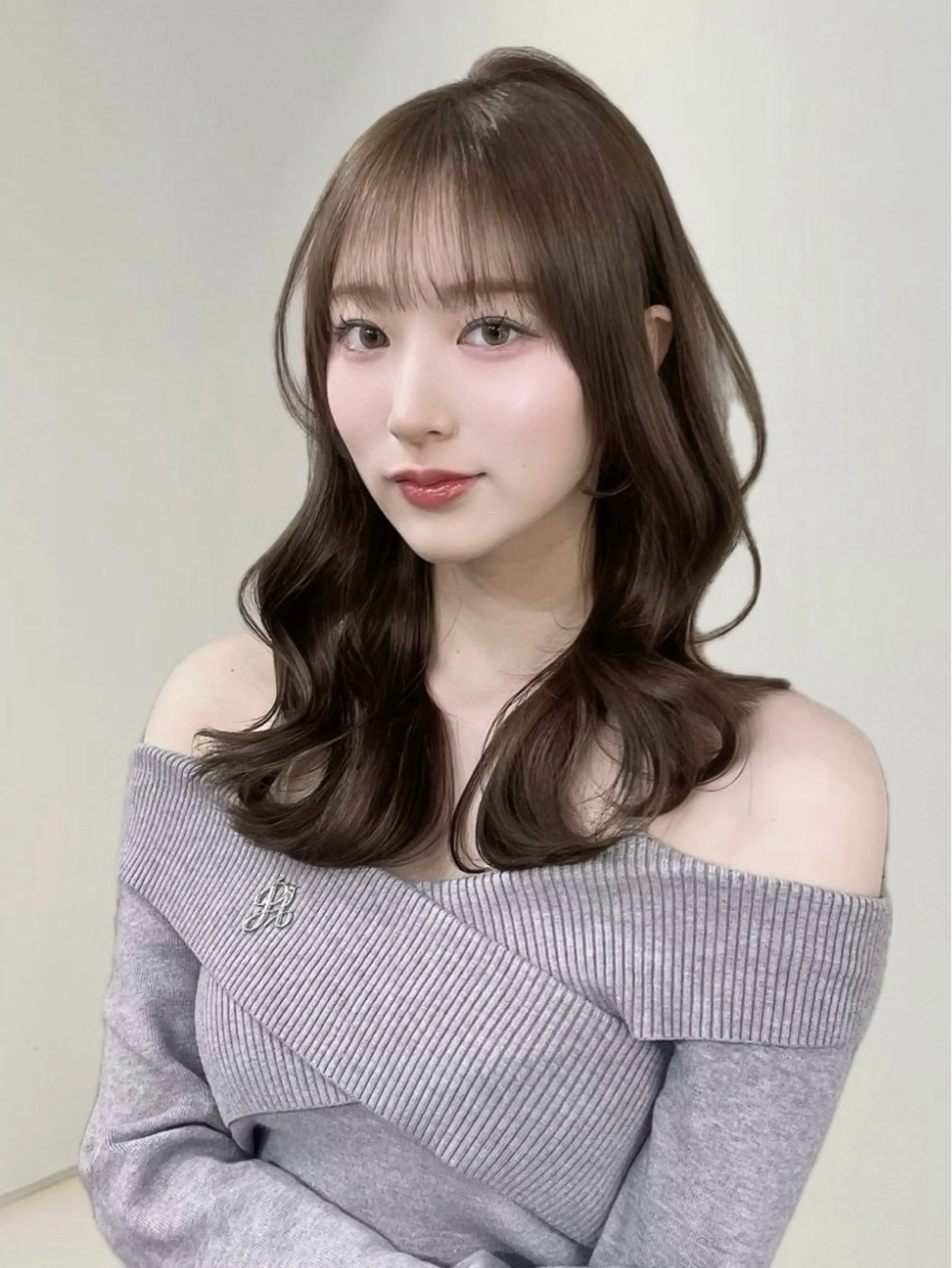 ロング カラー カット ヘアカラー トリートメント MIRAC所属・Ryoichi⛓️ 韓国ヘア/ハイトーンのヘアスタイル