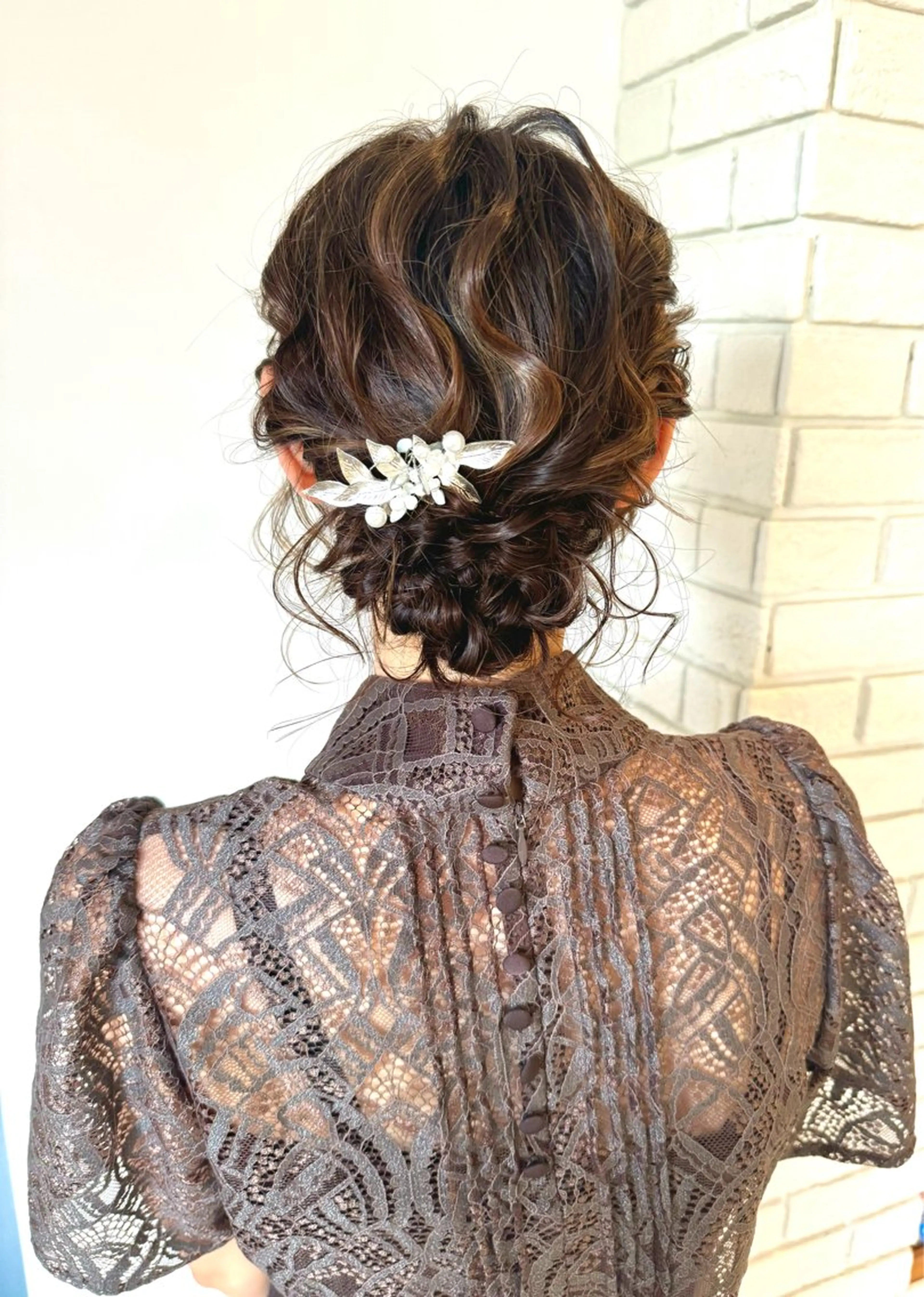 ミディアム ヘアアレンジ 中島 さなえのヘアスタイル