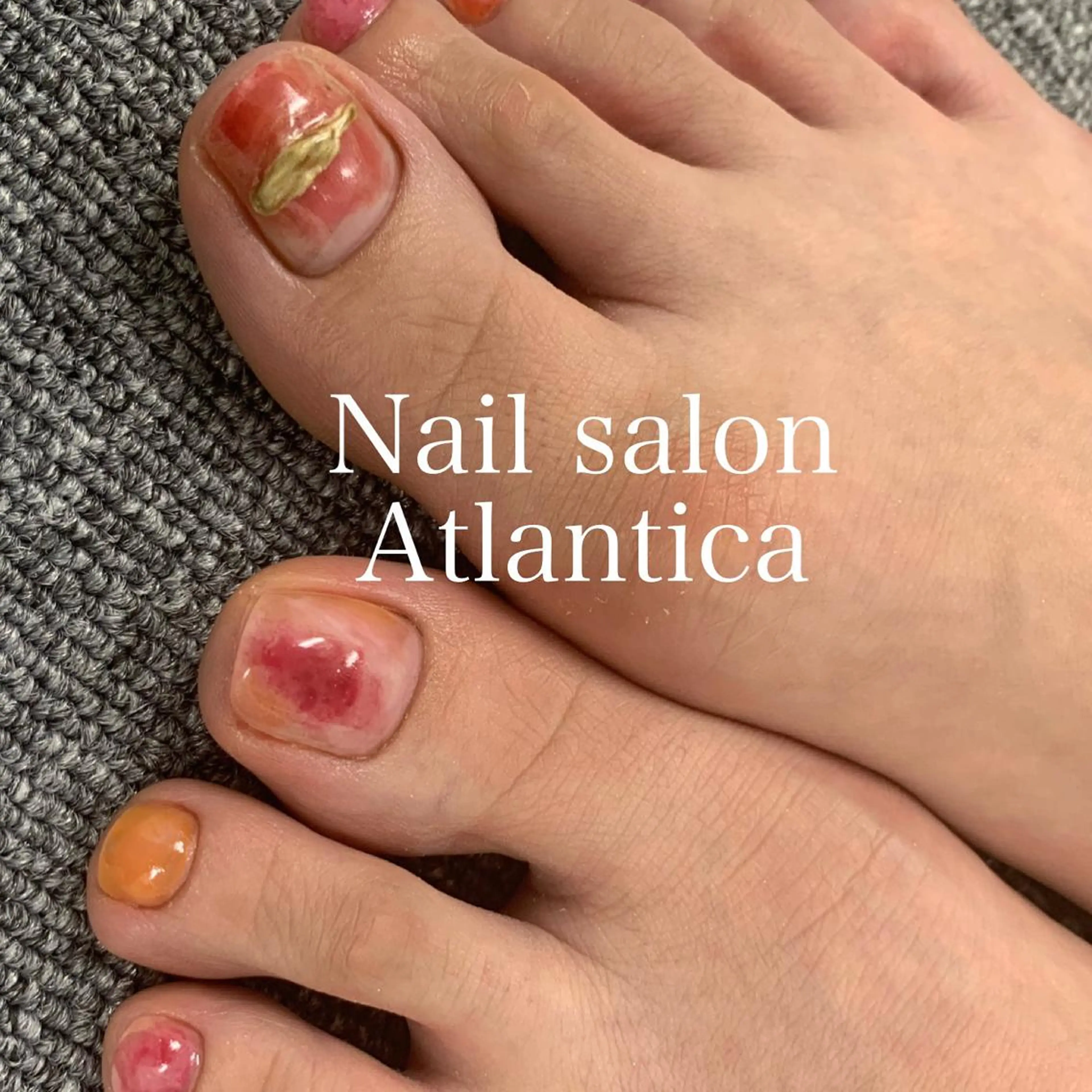 ネイル フットネイル Nail salon ✩ ｱﾄﾗﾝﾃｨｶのネイルデザイン