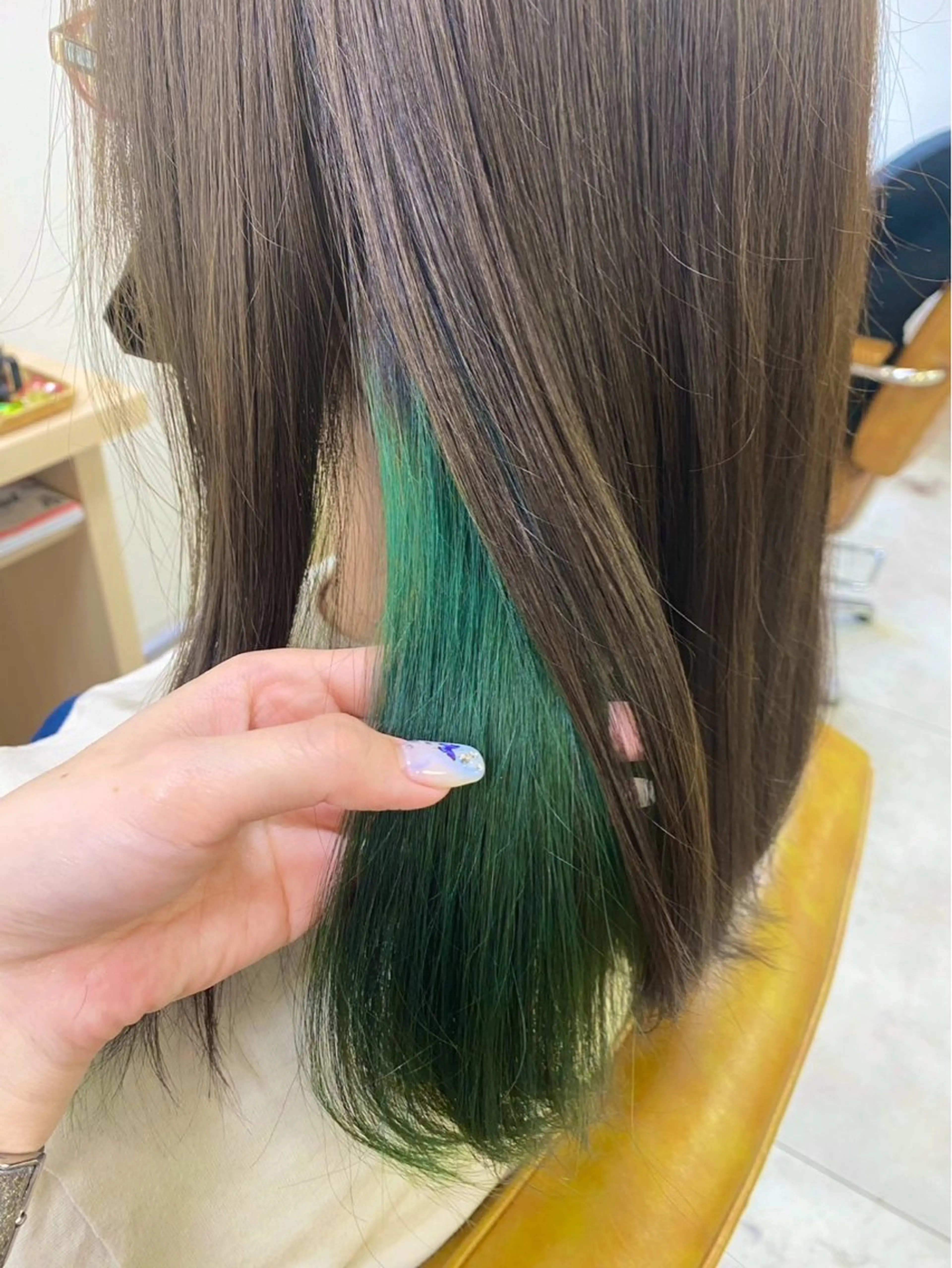 カラー ブリーチ デザインカラー カラーモデル募集/ 金山  /山口のヘアスタイル