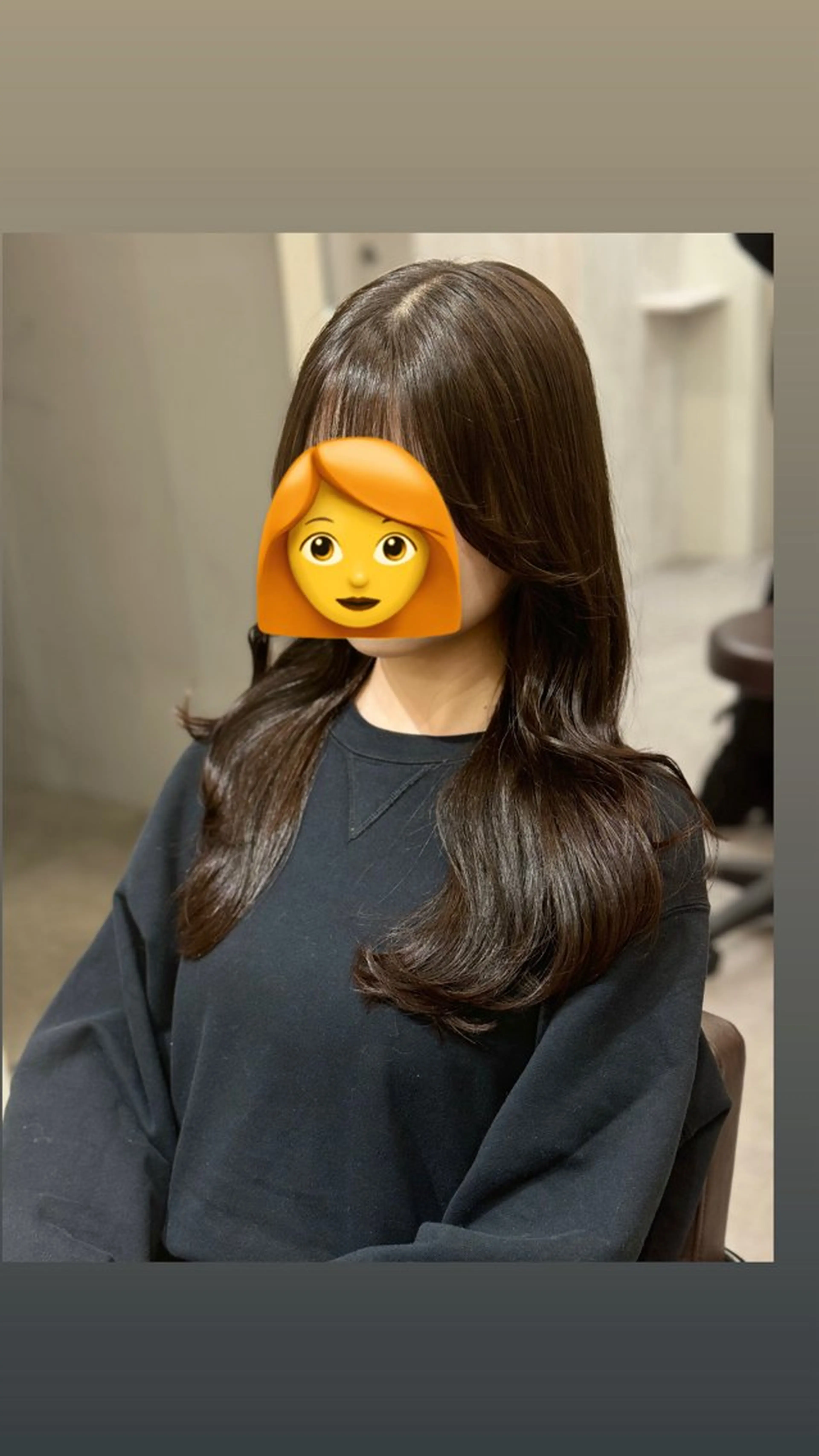 ロング チョコレートブラウン くびれヘア レイヤーカット カット ヘアカラー トリートメント 韓国風cut/ 縮毛矯正/正岡幹康のヘアスタイル