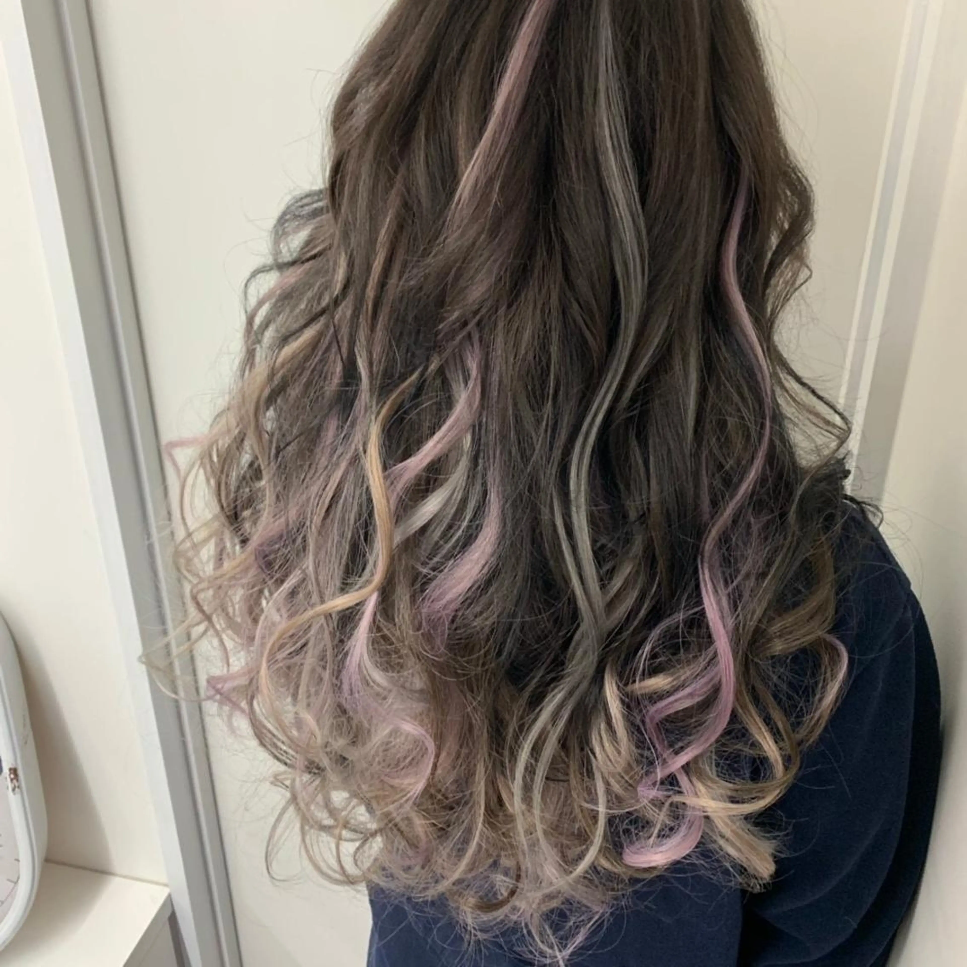 ロング カラー ヘアカラー エクステ WEST OLAND 安藤のヘアスタイル