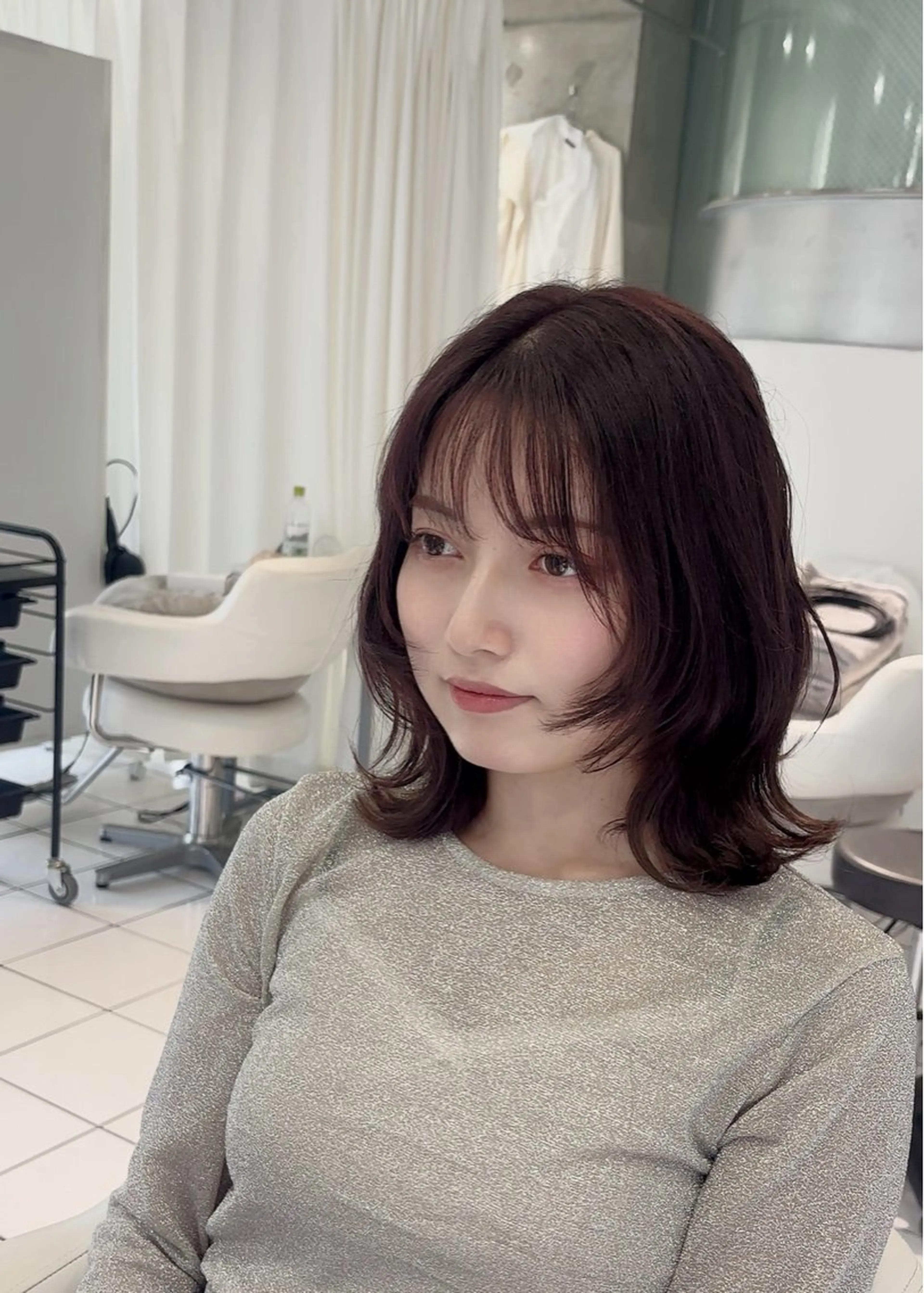 ミディアム 黄金比の似合わせ /吉祥寺 /kokiのヘアスタイル