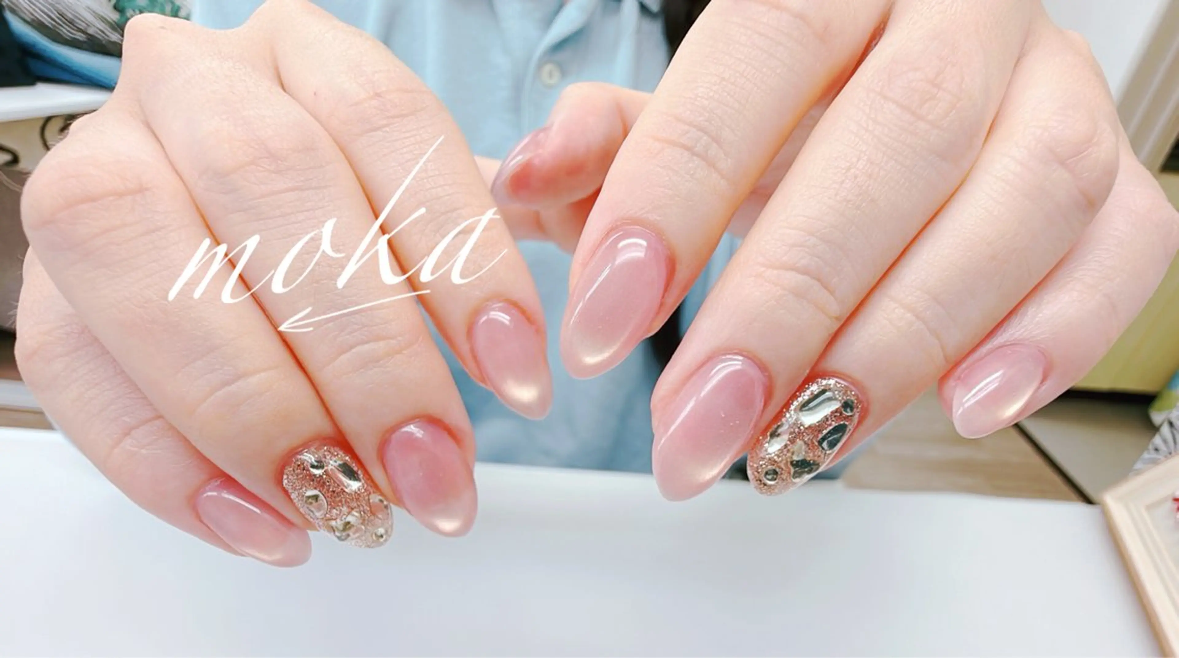 ネイル ハンドネイル ハンドケア 胡蝶蘭レディースサロ ンNailMOKAのネイルデザイン