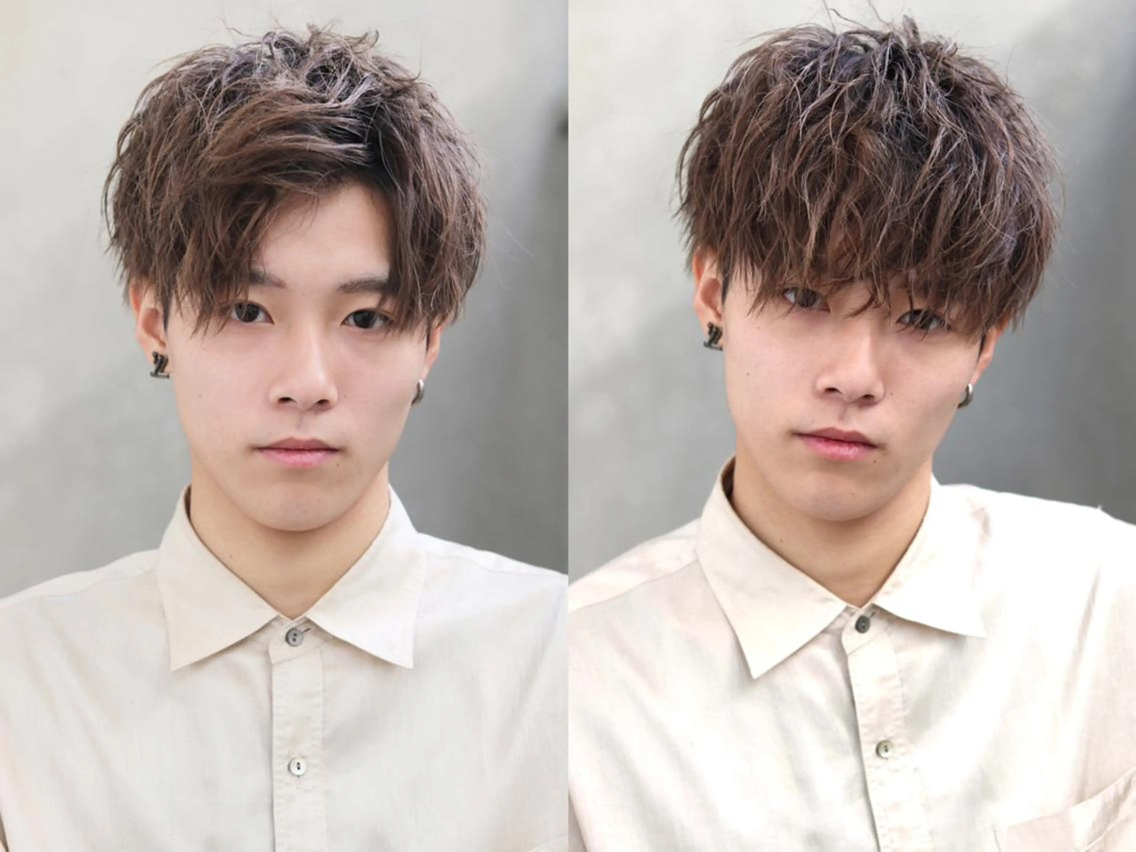 メンズ カット パーマ ケアカラーデザイナー Eir茶屋町/友定のヘアスタイル