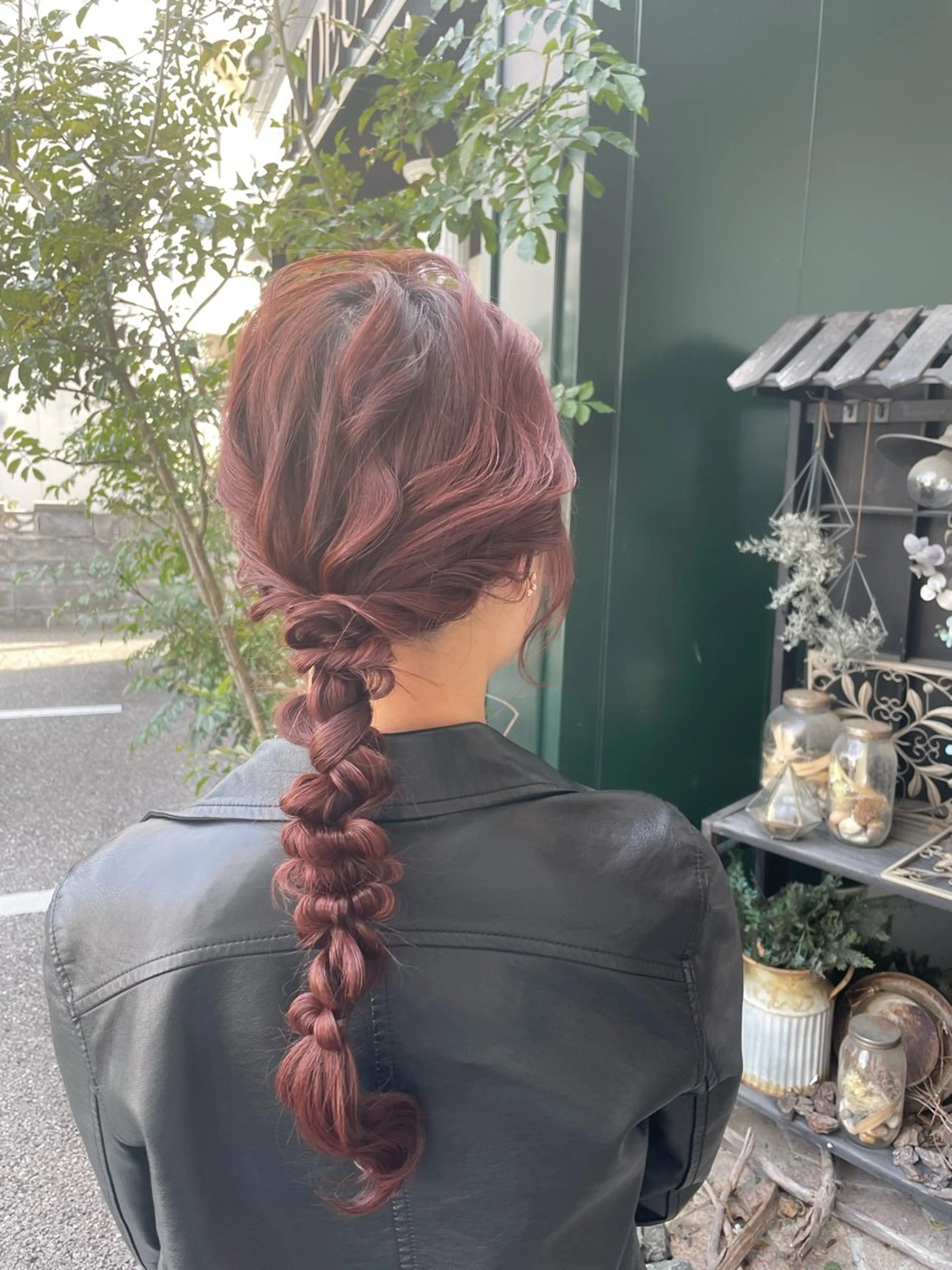 セミロング ヘアアレンジ 山下 襟華のヘアスタイル