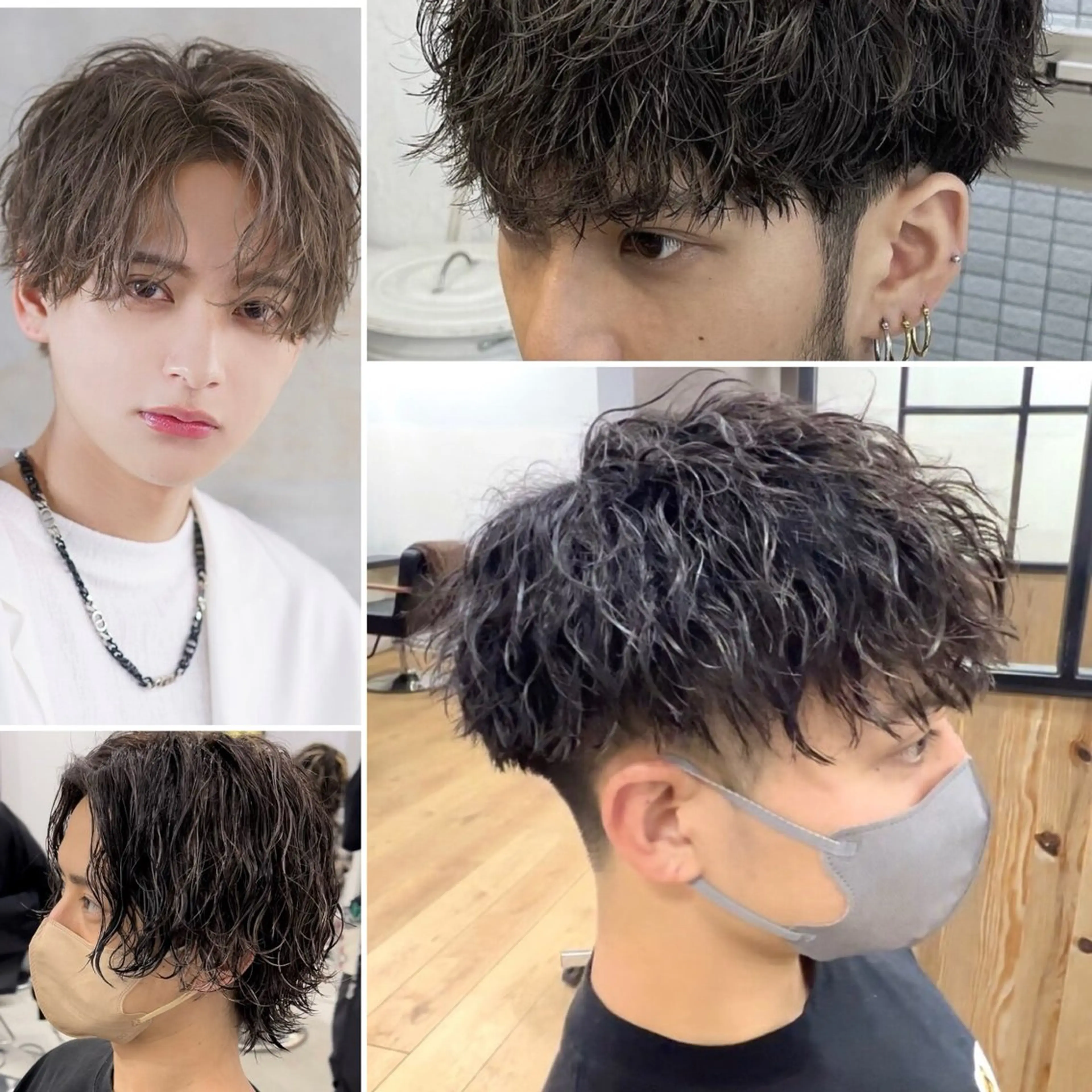 メンズカット,ツイスト,スパイラル,ナミ巻きパーマなど特殊系パーマカット✂️の写真