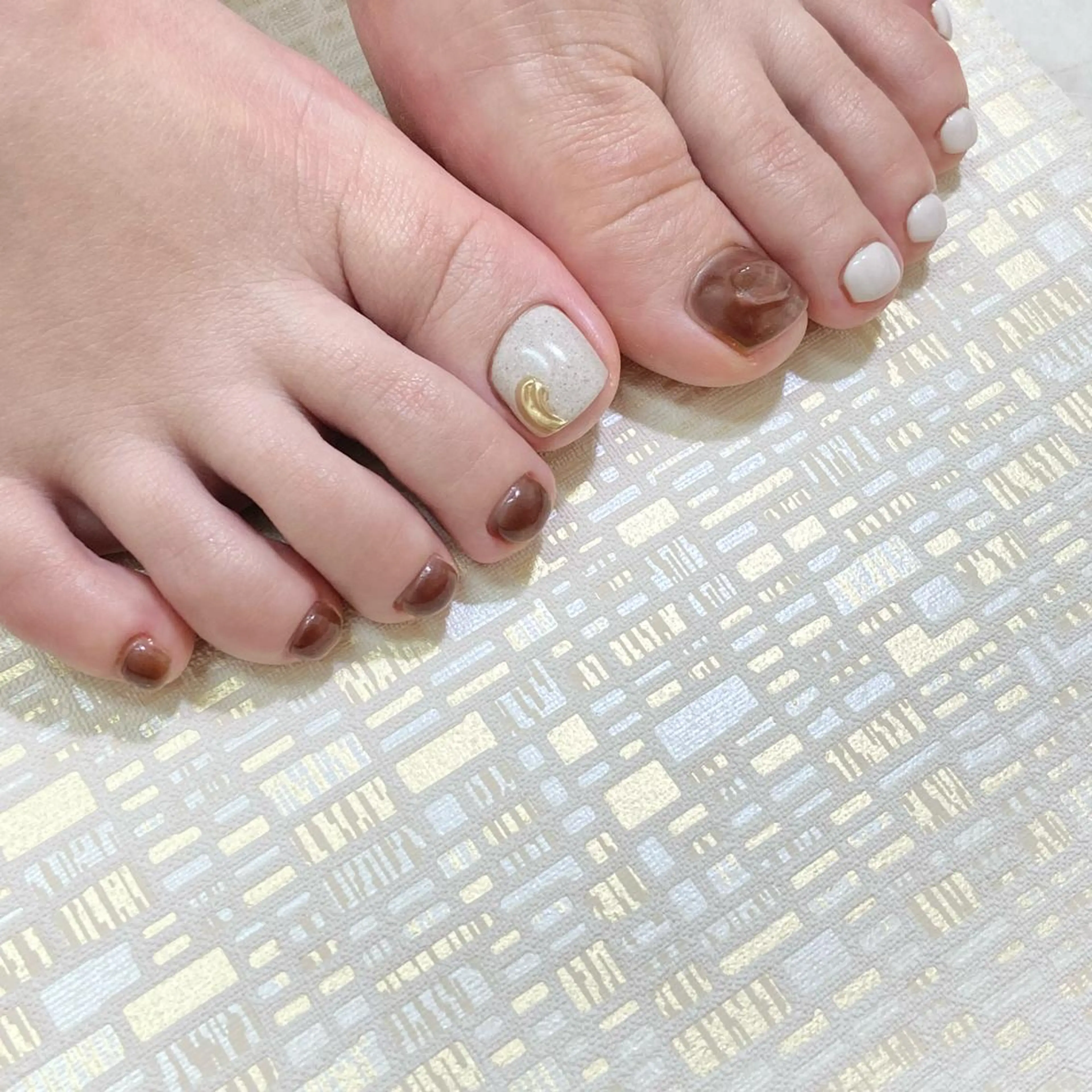 【オフ込】フットネイル👣アート2本コースの写真