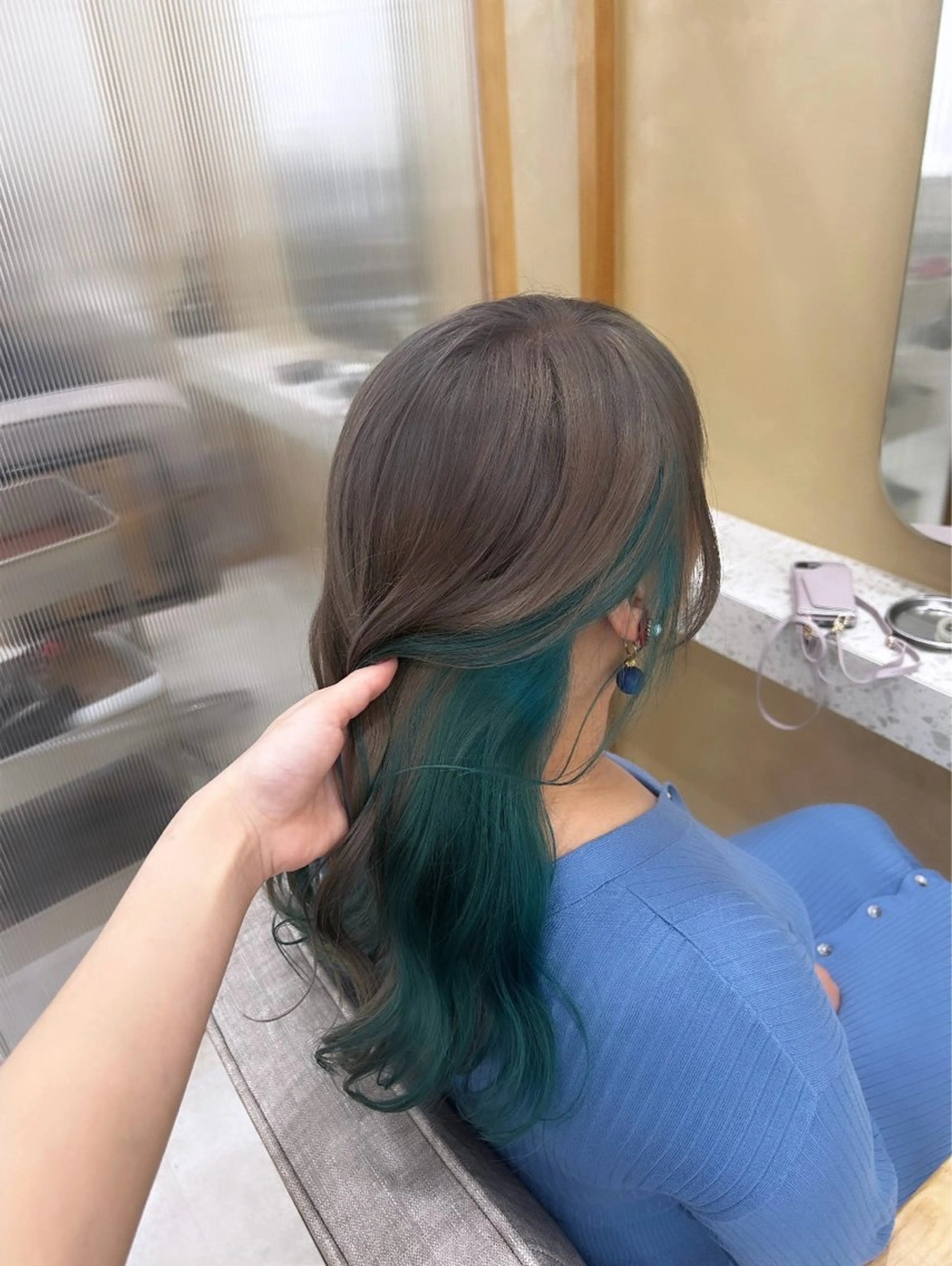 ロング カット ヘアカラー 🫧艶髪ボブ🫧 チカのヘアスタイル
