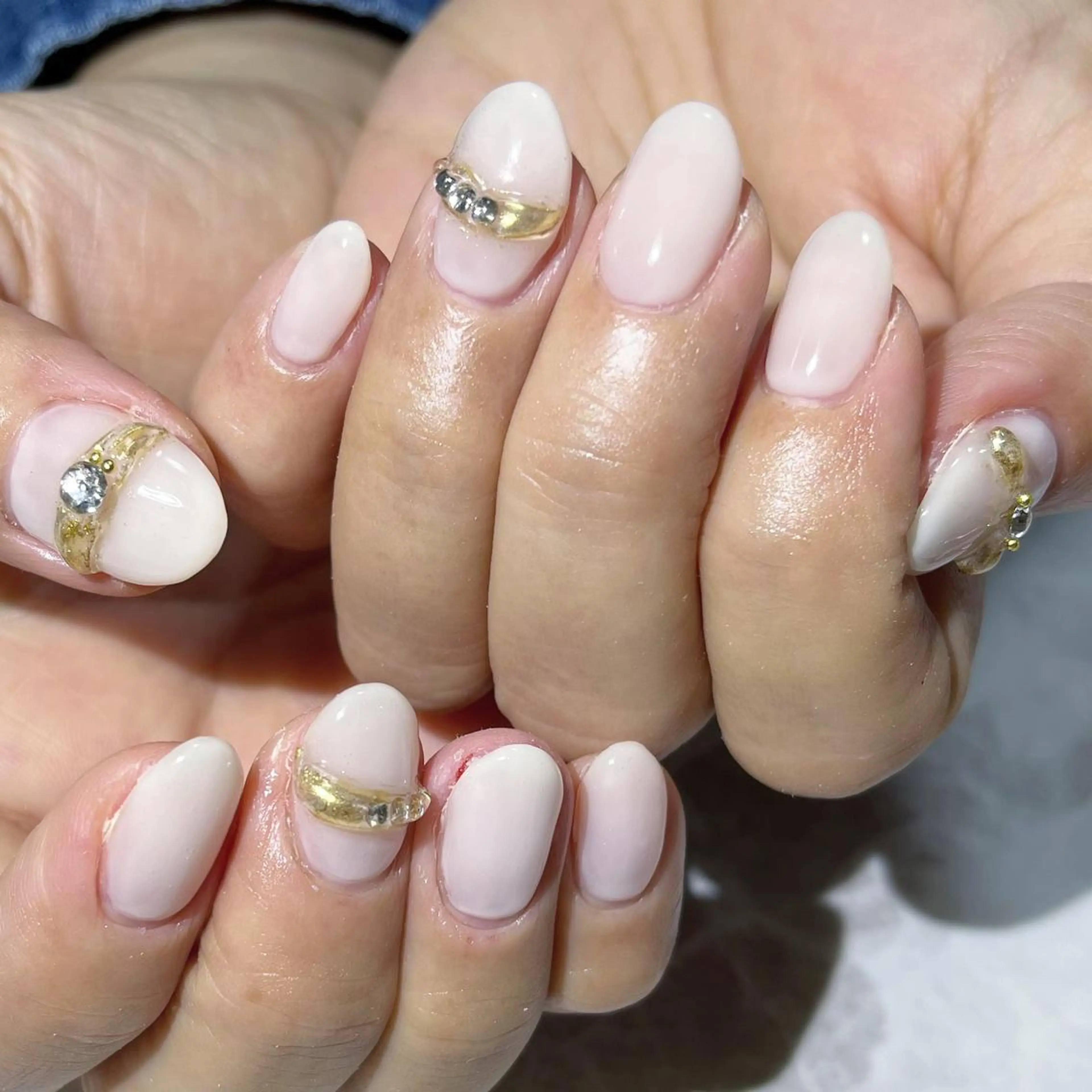 ネイル フットネイル ニュアンスネイル シンプルネイル 春ネイル 夏ネイル nail fufla ♡yamane♡のネイルデザイン