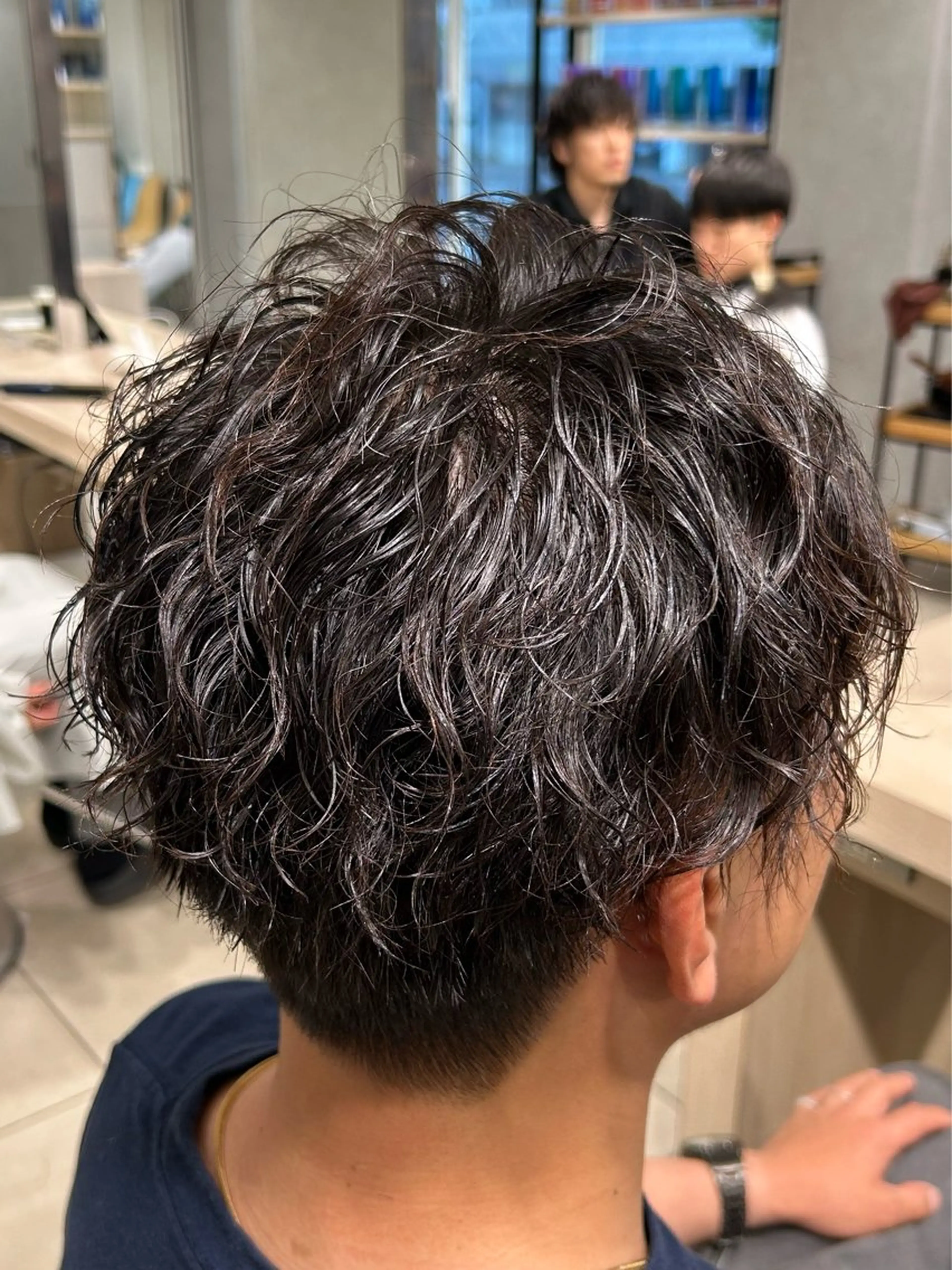 【⚡️無造作×垢抜け感抜群⚡️】🌟ツイストスパイラルパーマ＋ケアトリートメント＋カット💇‍♂️《メンズ限定》の写真