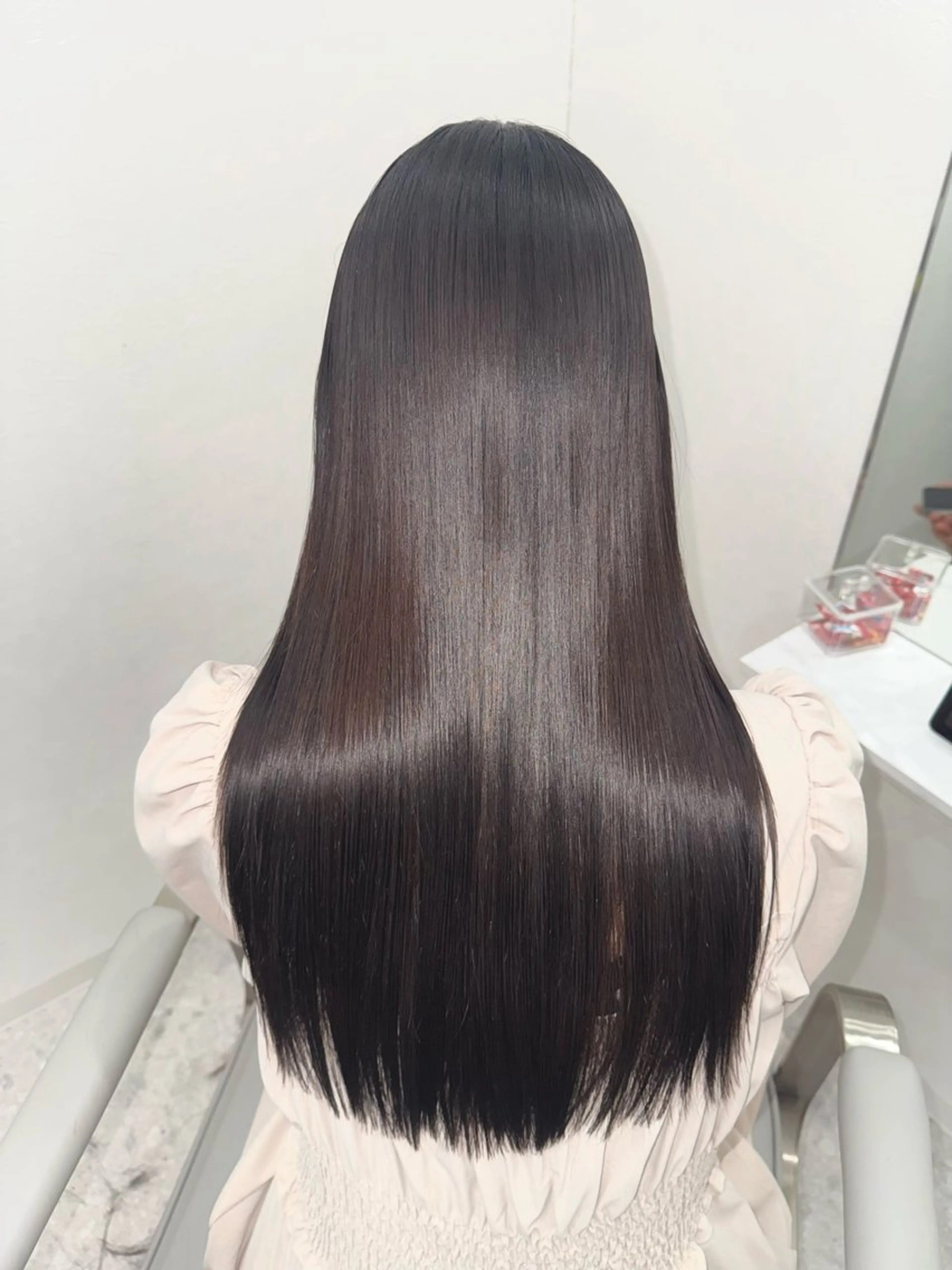 ロング 髪質改善 トリートメント カット ヘアカラー トリートメント 💎縮毛矯正/透明感 カラー💎椎葉みひろのヘアスタイル