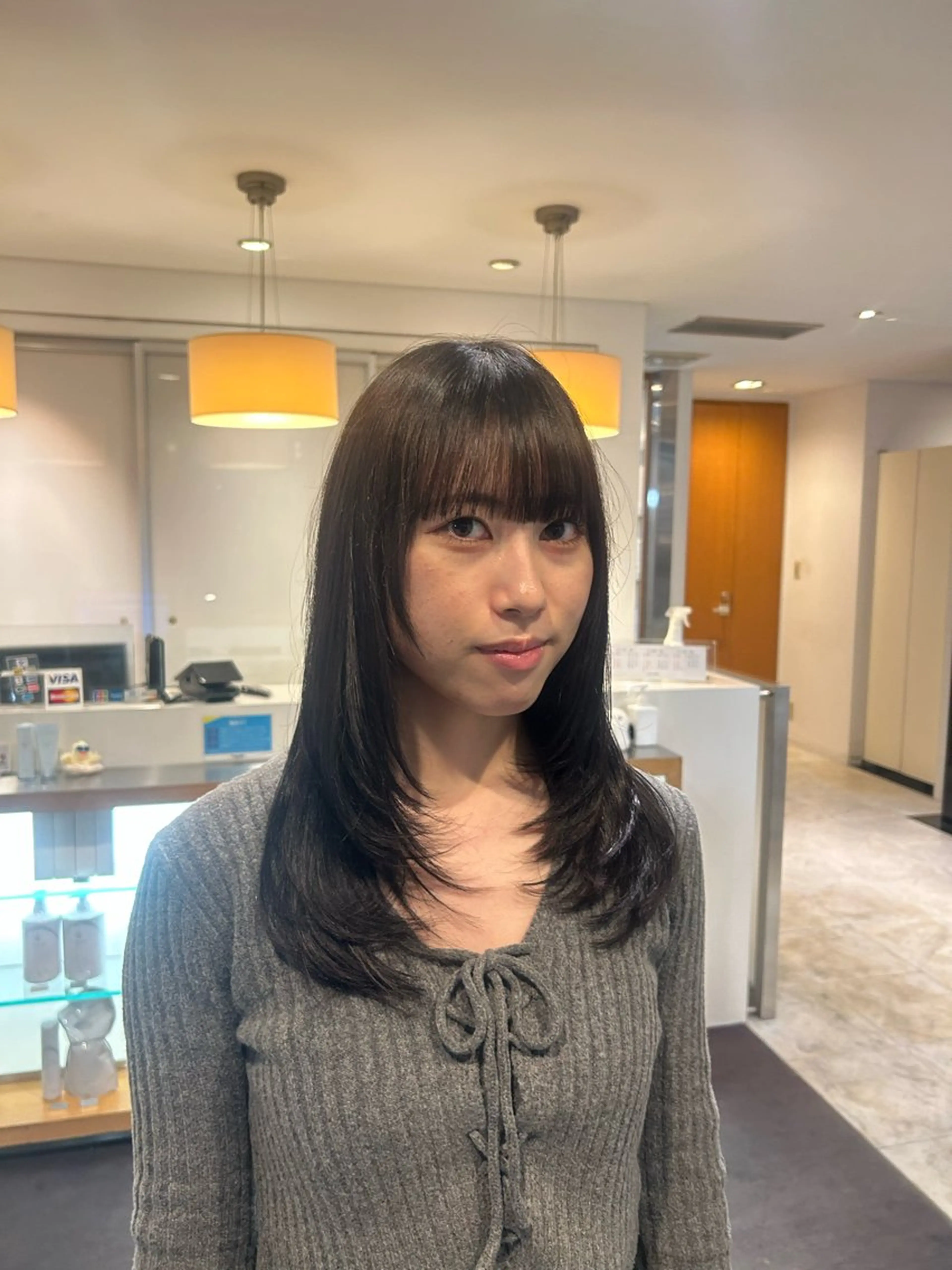 ロング レイヤーカット 宮本 果凜のヘアスタイル