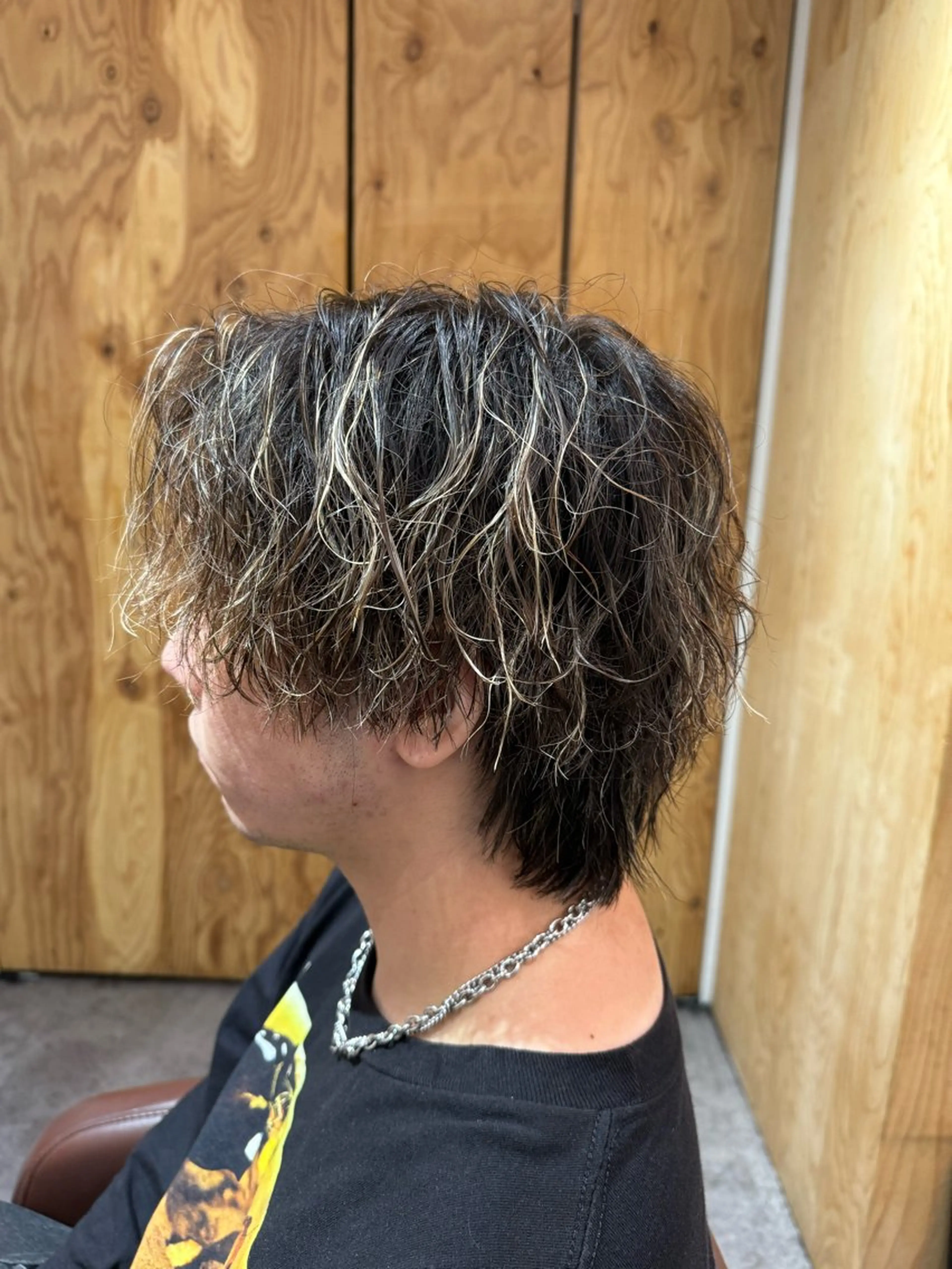 パーマ メンズ メンズハイライト 雪音/美髪縮毛矯正 /ニュアンスパーマのヘアスタイル